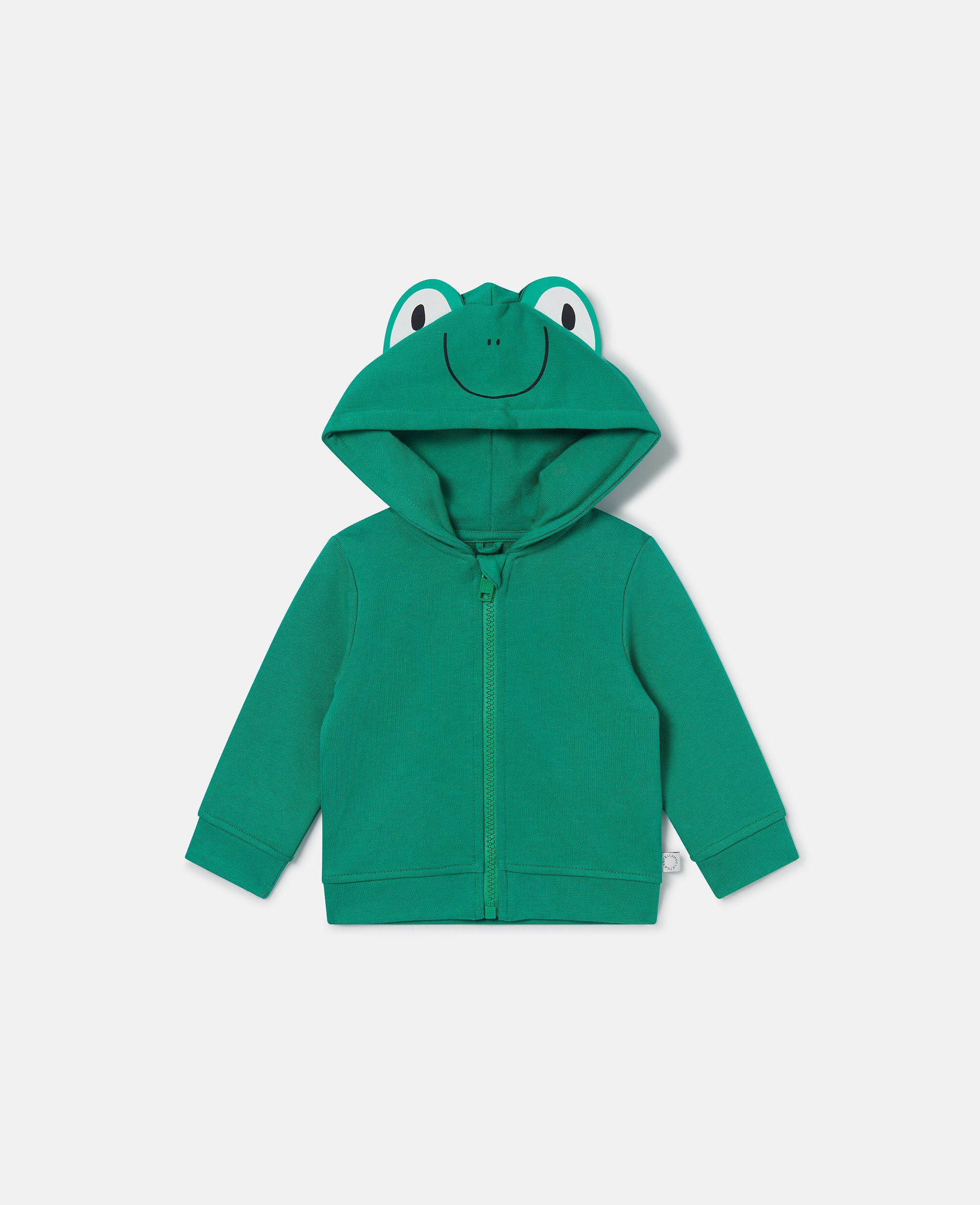Frog Graphic Zip Hoodie, , Size: 9m - Stella McCartney - Modalova