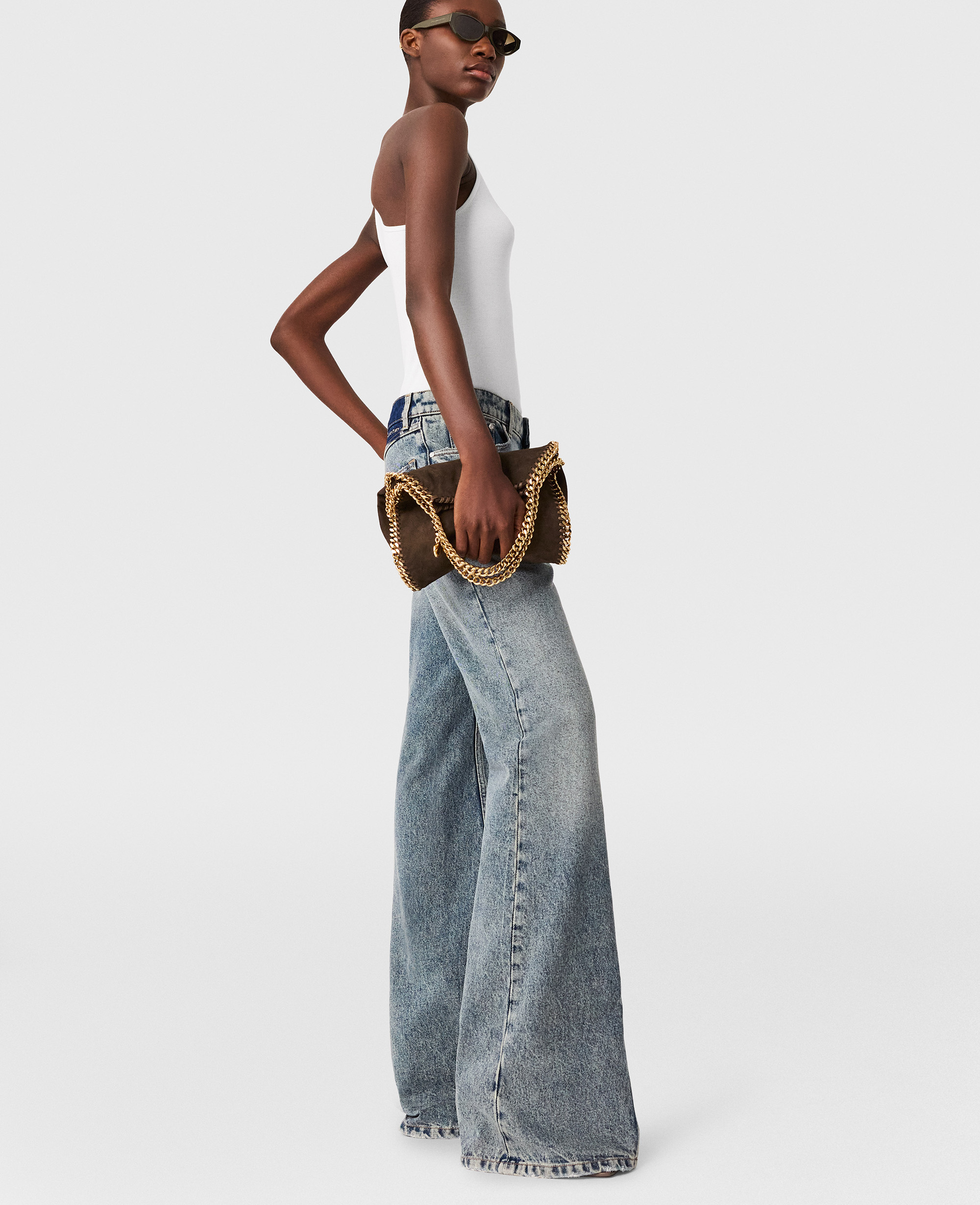 Stella Mccartney Vintage Wash Bootcut Jeans In Blue