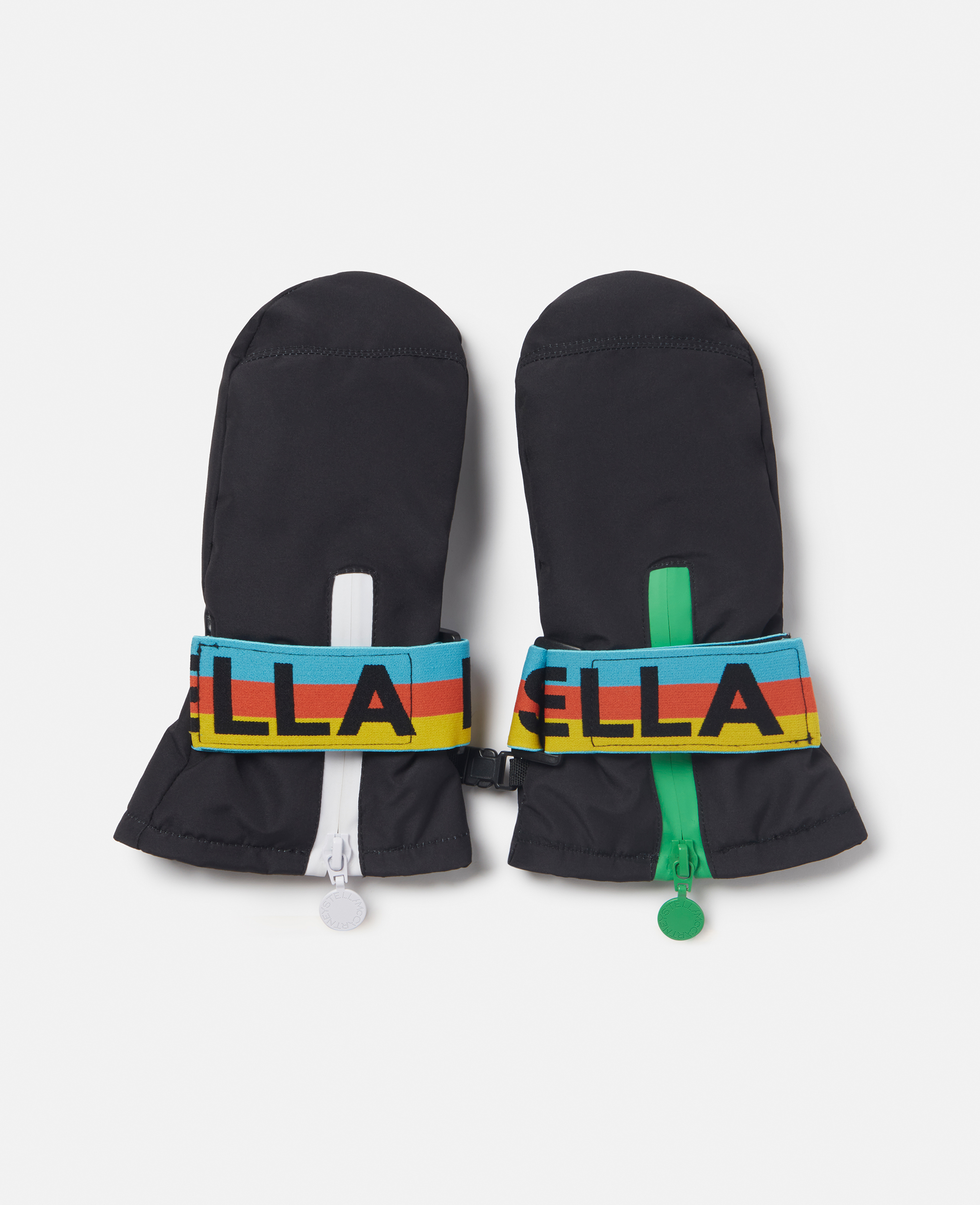 Moufles de ski avec dragonne griffee, , , Taille: M - Stella McCartney - Modalova