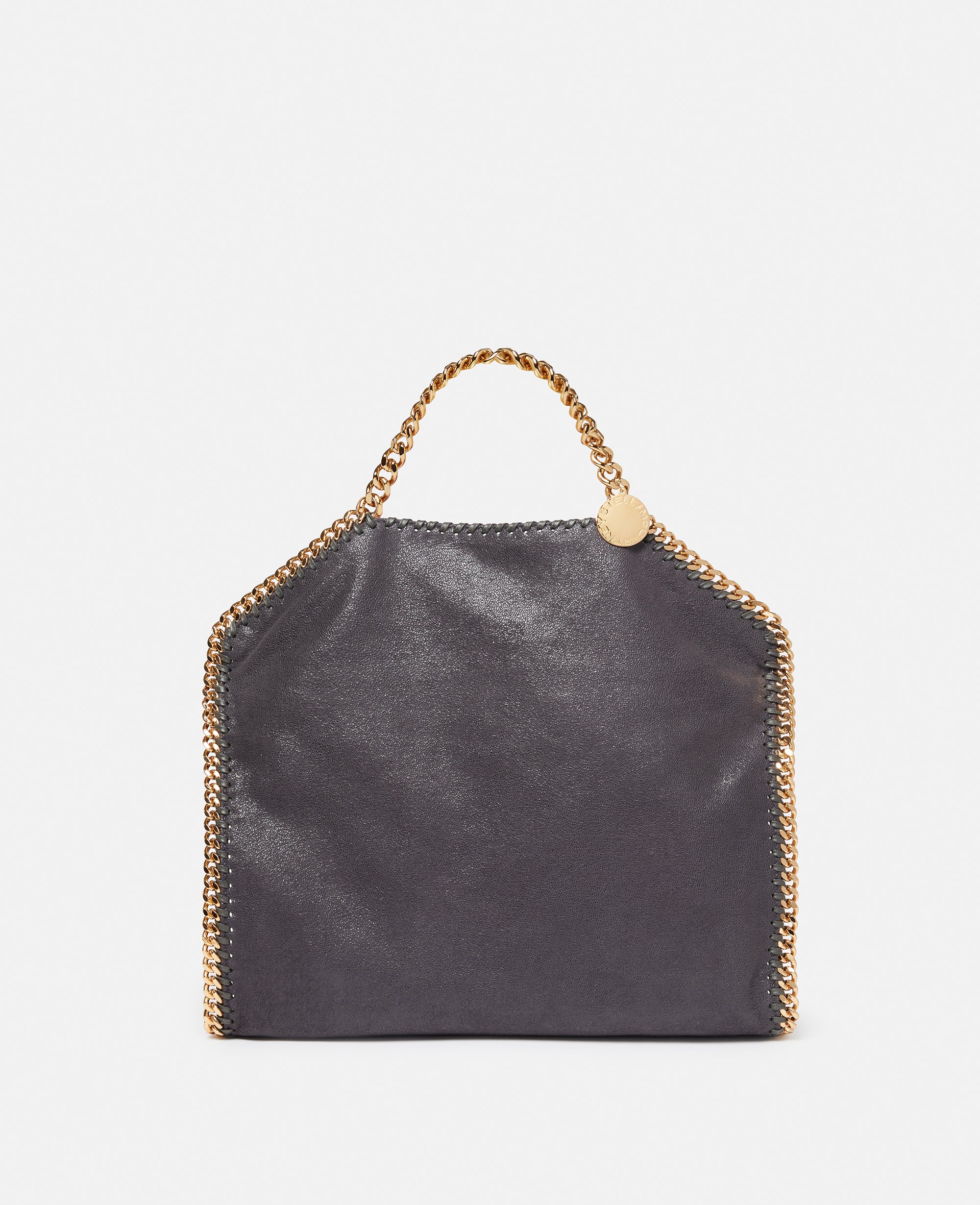 Stella McCartney – Falabella Fold-Over Tote Bag, Woman, Shadow Black