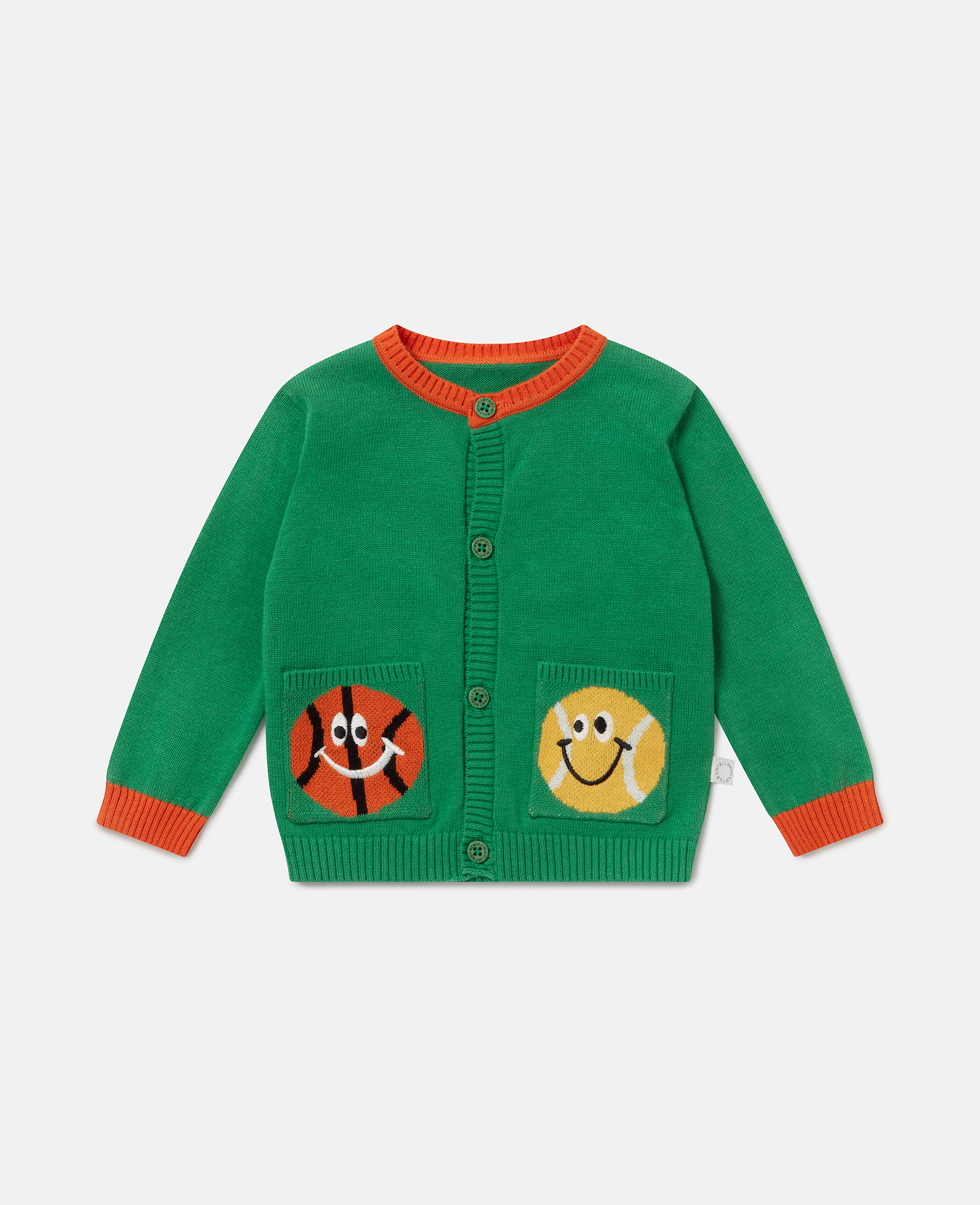 Stella McCartney - Sports Motif Knitted Cardigan, , Size: 3m