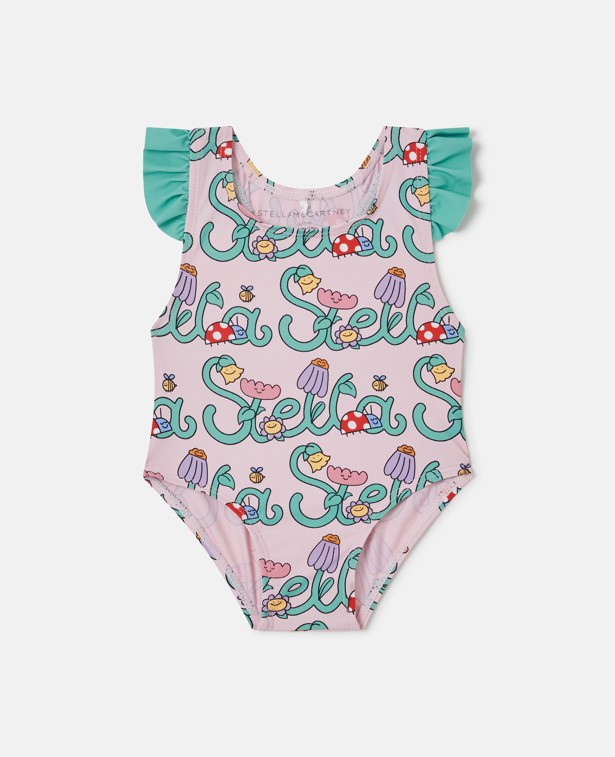 Stella McCartney - Stella Vine Print Swimsuit, Woman, Pink/Multicolor, Size: 12m