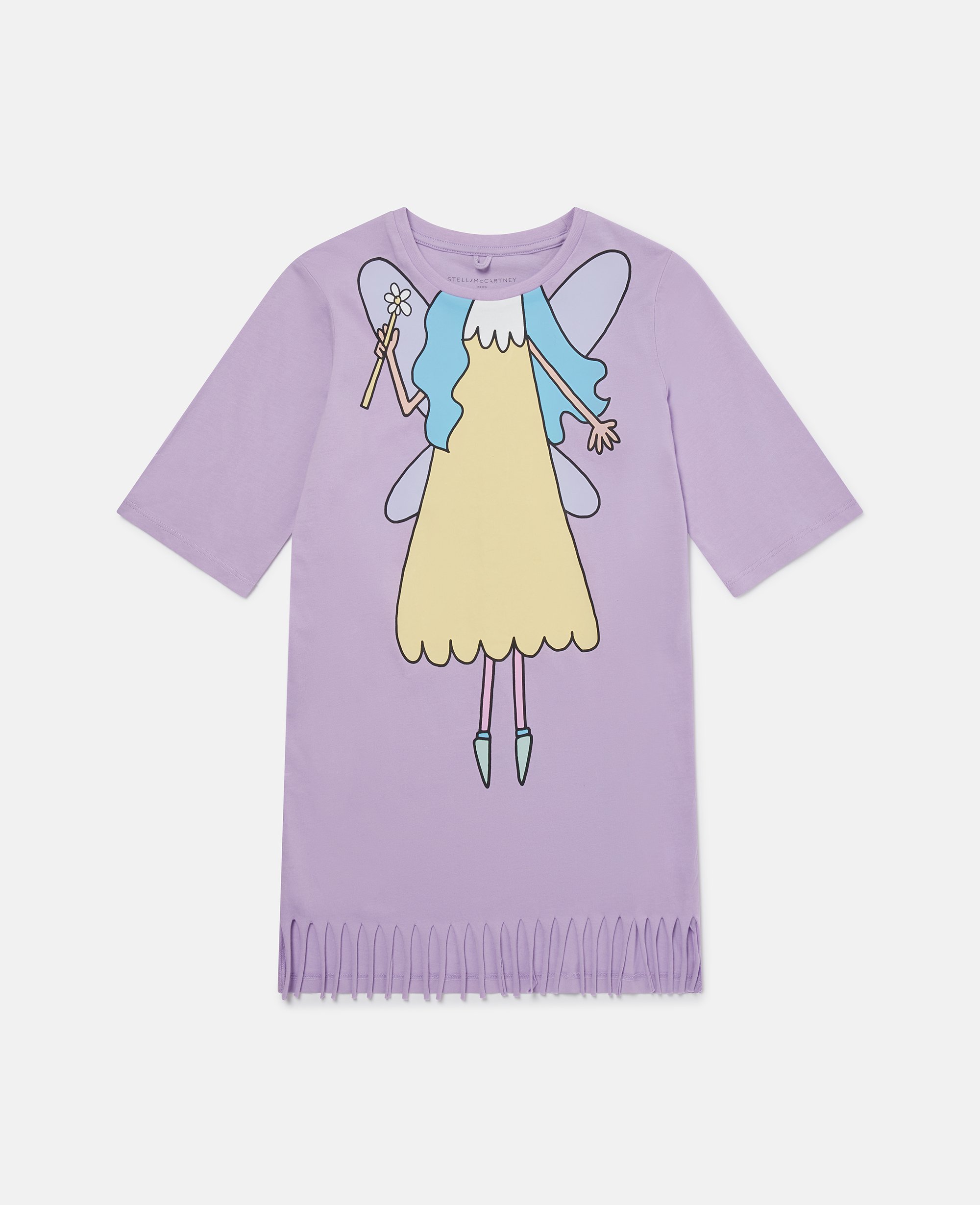 Fairy Graphic Crewneck T-Shirt Dress, , Size: 5 - Stella McCartney - Modalova