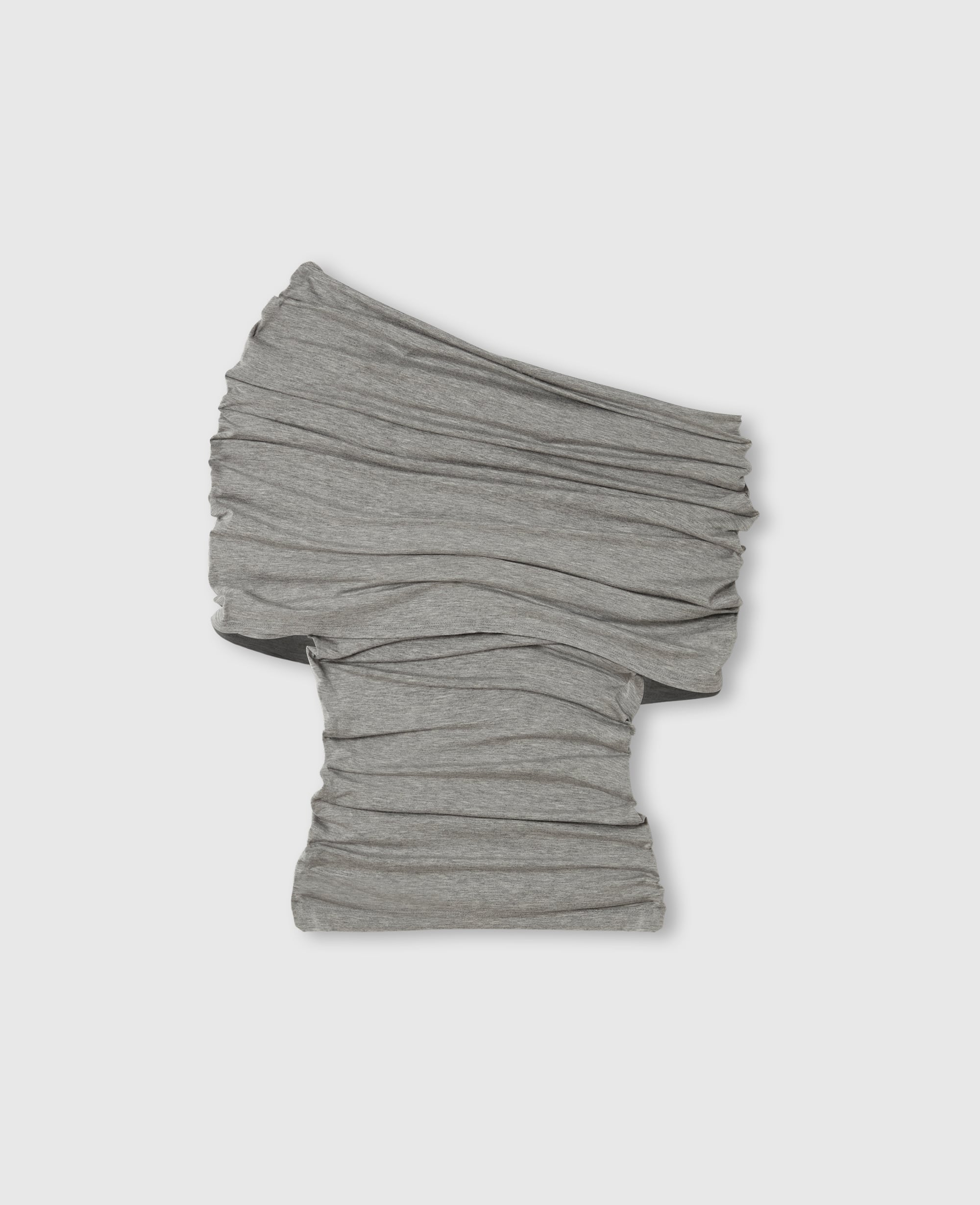 Stella McCartney - One Shoulder Twisted Wrap Top, , Size: M