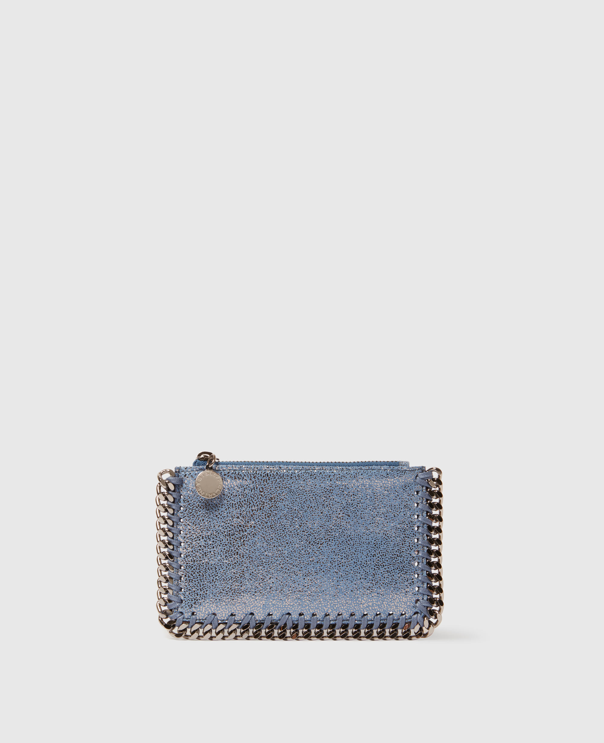 Stella McCartney - Kartenetui Falabella mit Reißverschluss und Glitzer-Effekt,