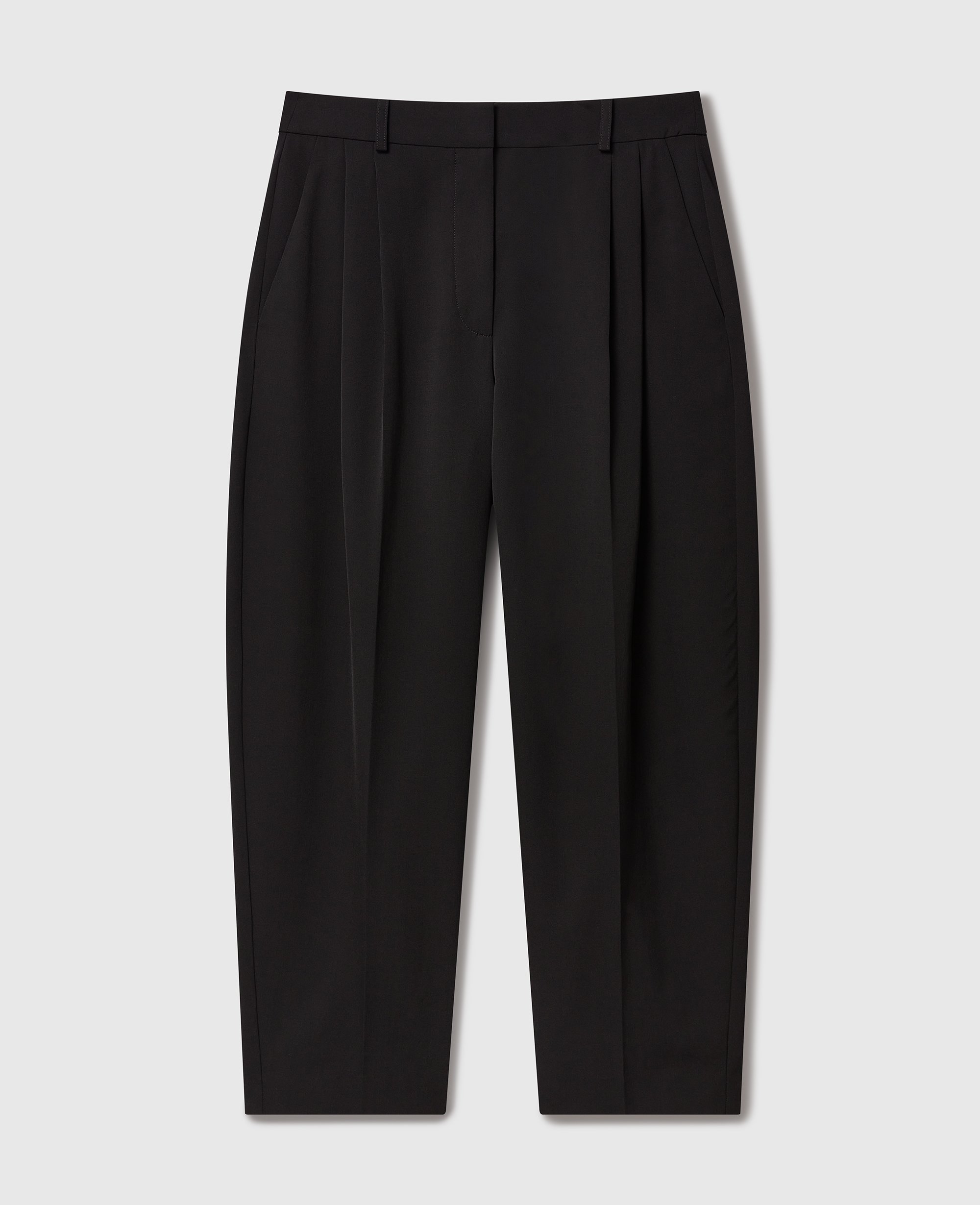 Pleated High-Rise Wool Trousers, Woman, , Size: 44 - Stella McCartney - Modalova