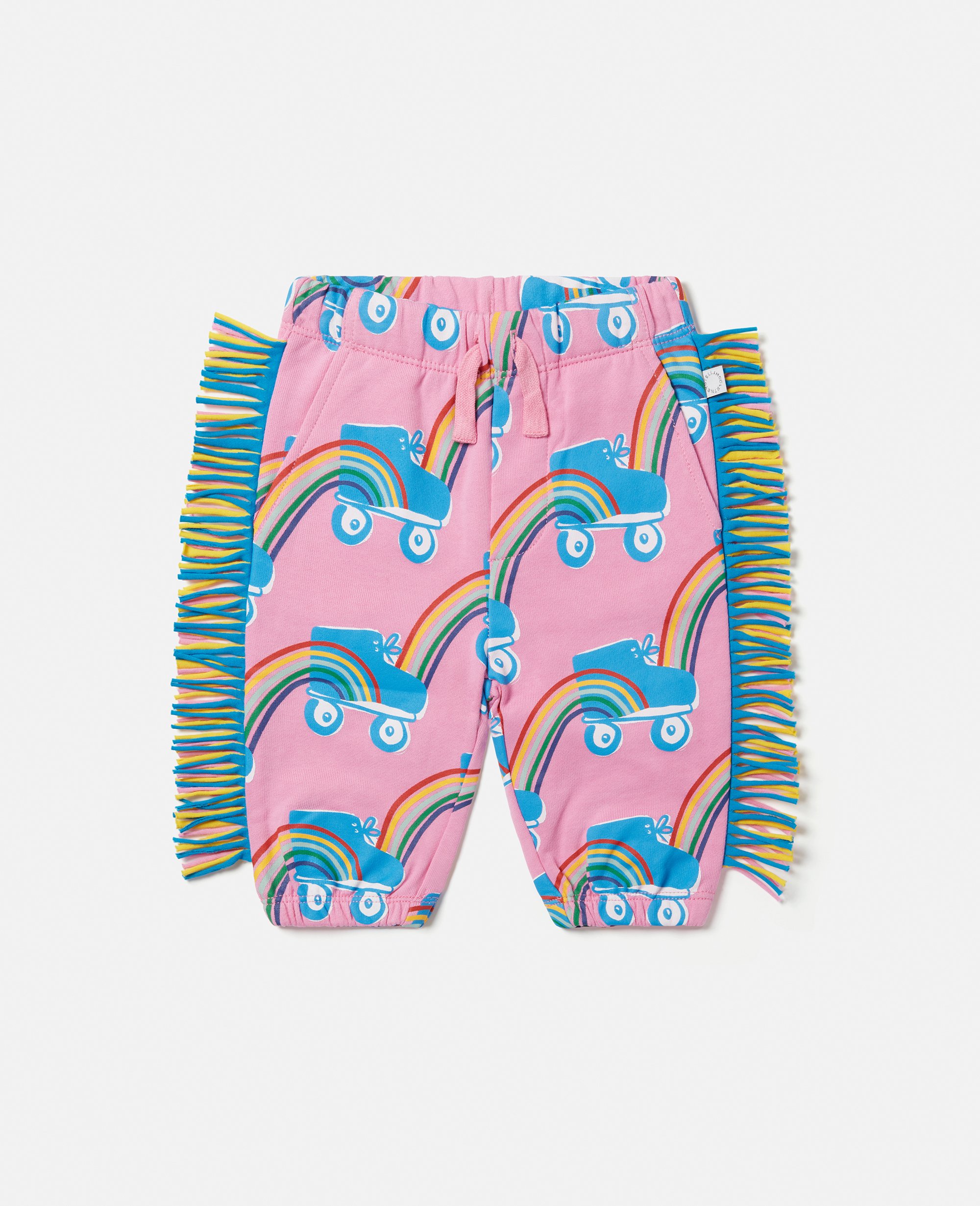 Rollerskate Rainbow Print Fringe Joggers, , Size: 24m - Stella McCartney - Modalova