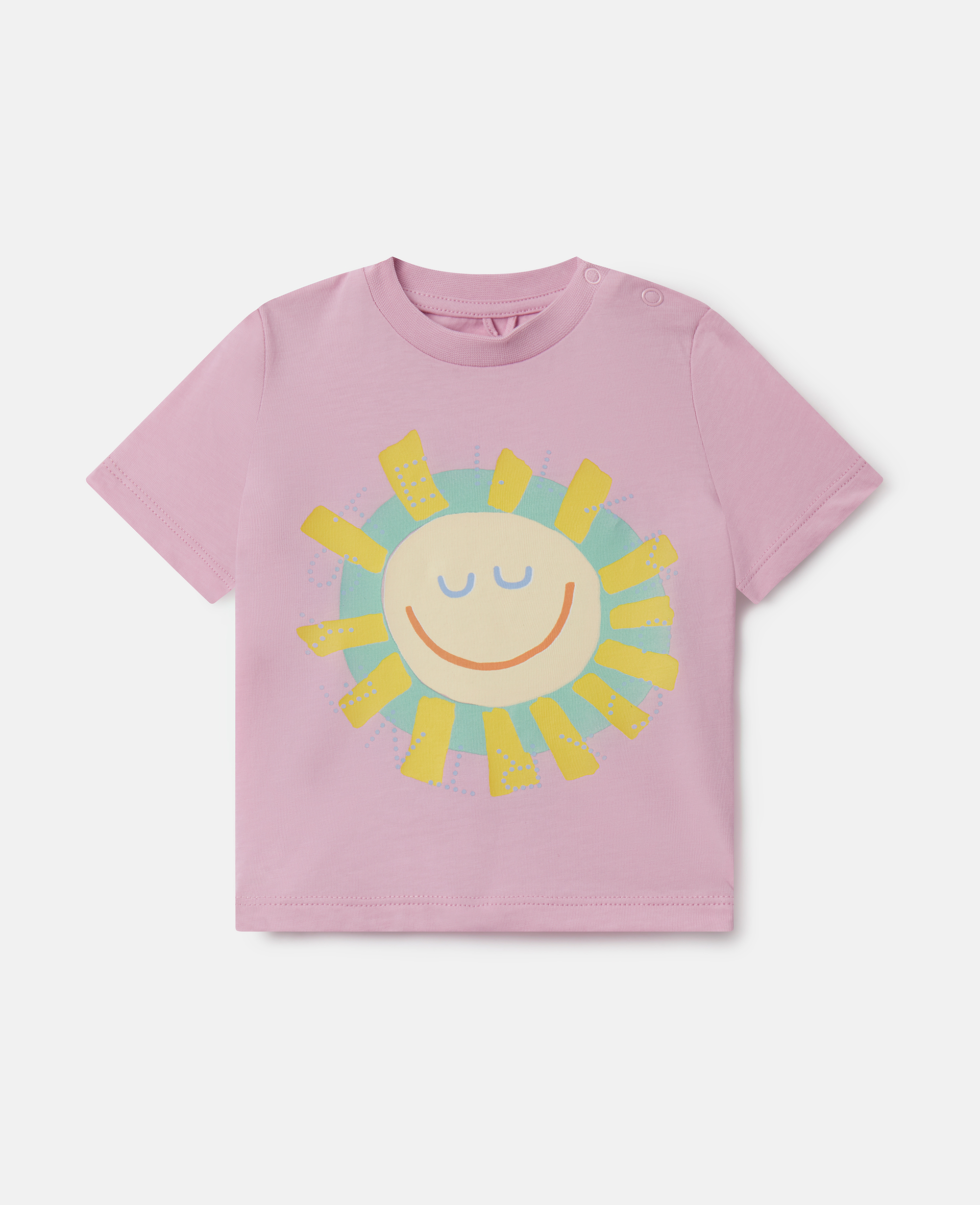 Stella McCartney – Medallion Logo Sunshine Sweatshirt, Woman, Pink, Size: 3m
