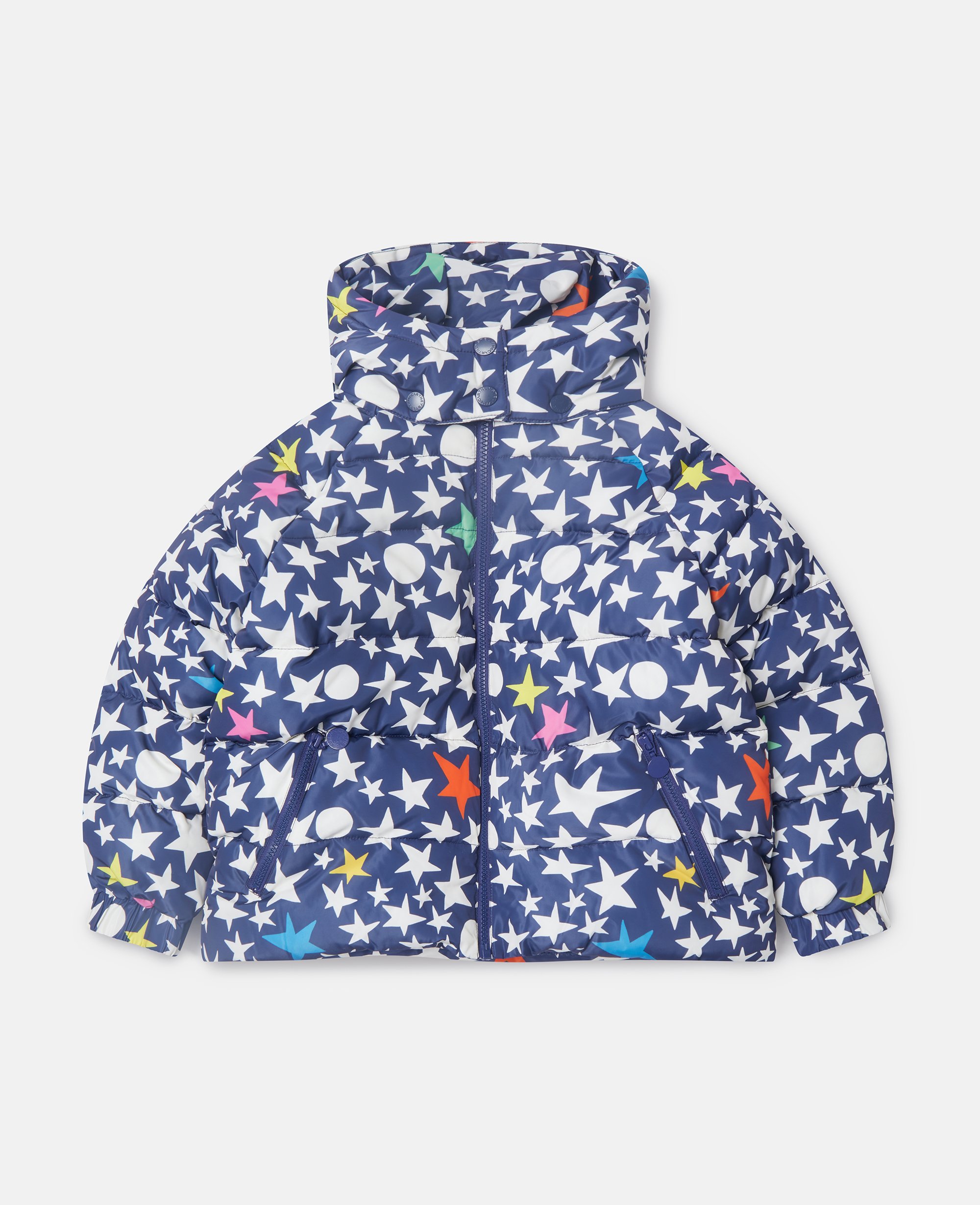 Star Print Hooded Puffer Coat, /, Size: 3 - Stella McCartney - Modalova