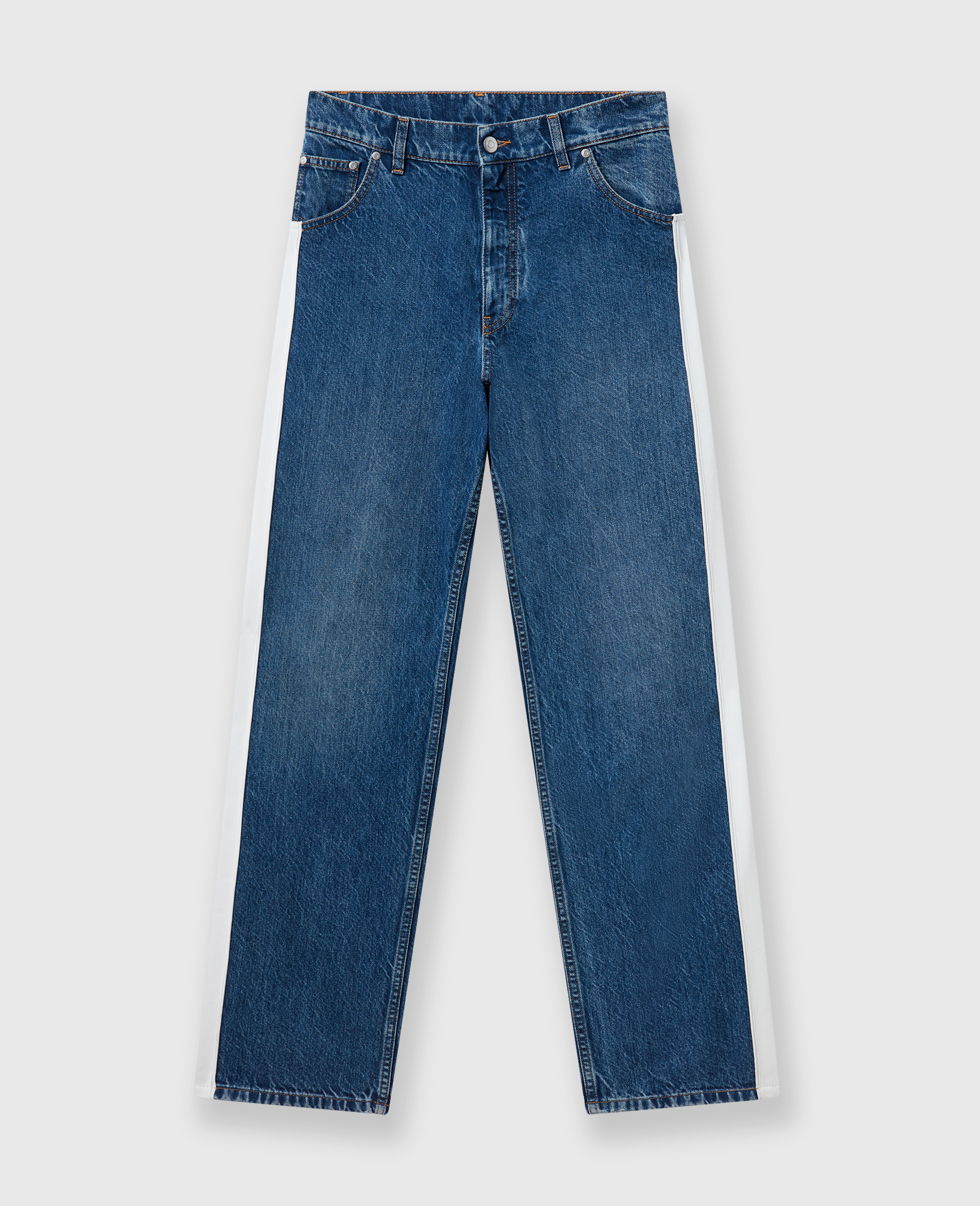 Jean droit a rayures laterales, , , Taille: 24 - Stella McCartney - Modalova