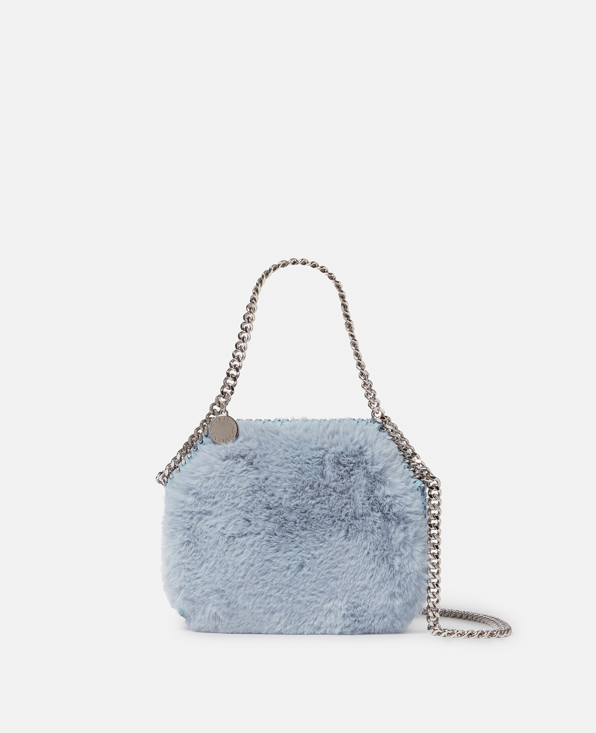 Stella Mccartney Falabella Mini Tote Bag In Baby Blue
