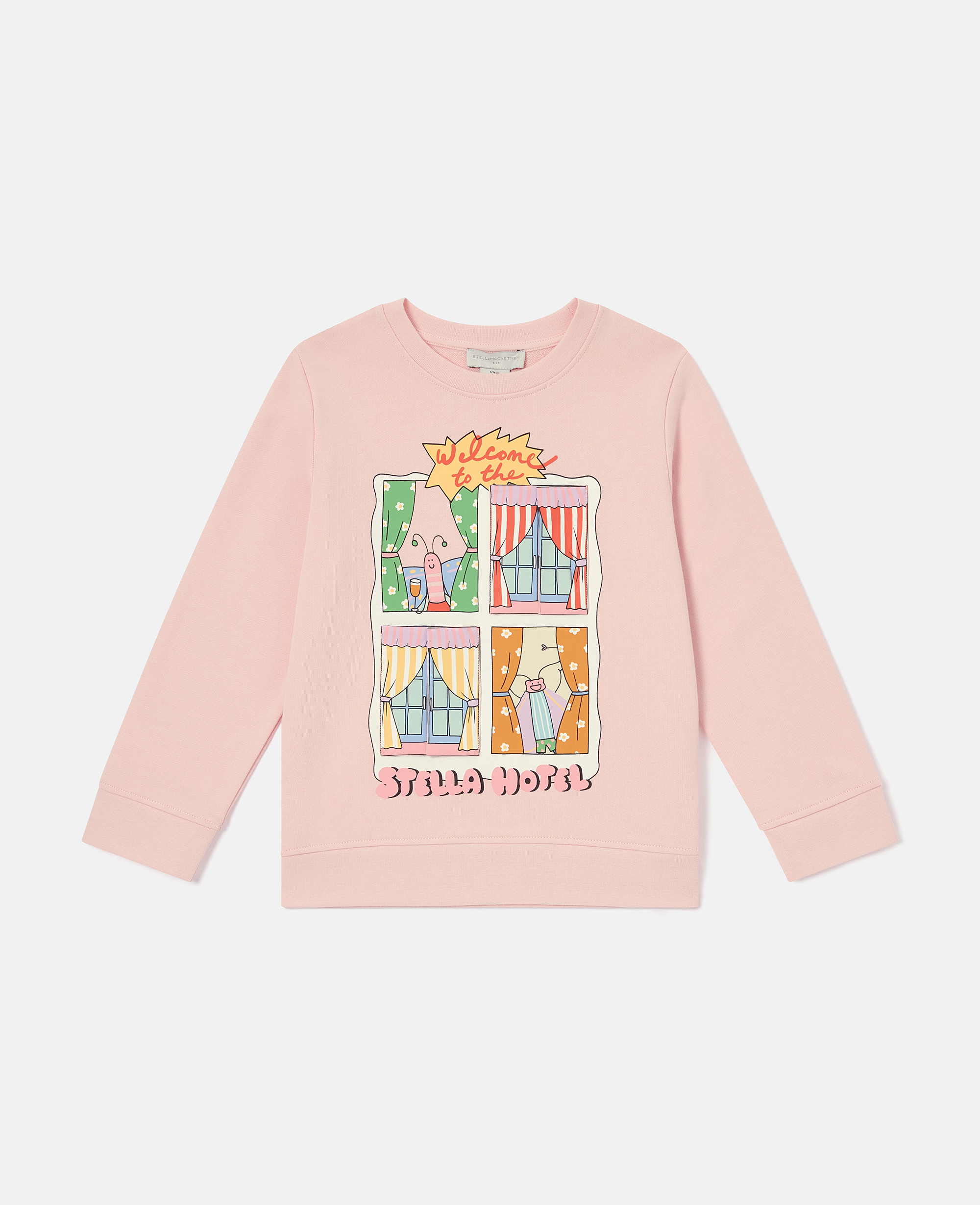 Stella McCartney - Stella Hotel Graphic Sweatshirt, Woman, Pink, Size: 10