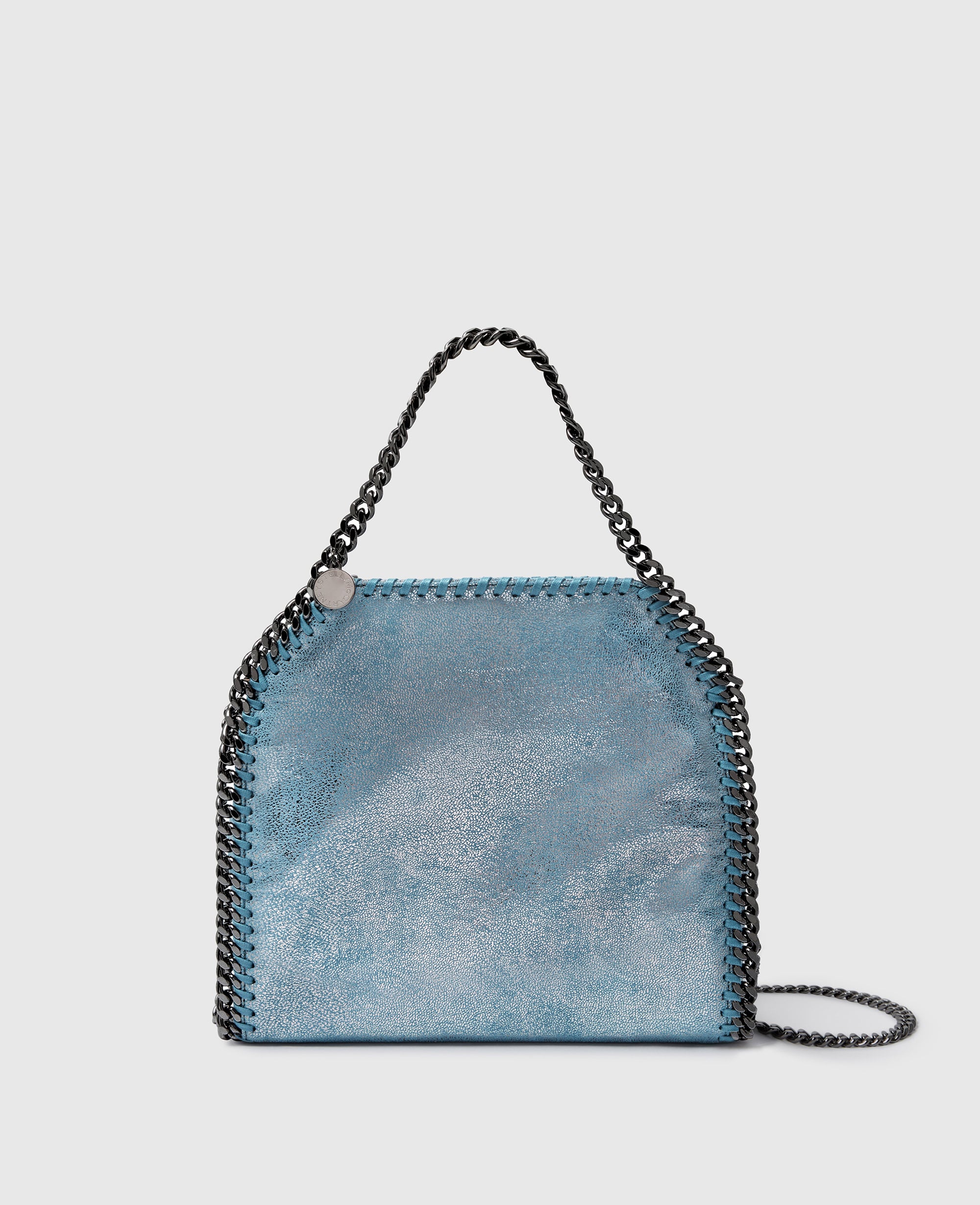 Stella McCartney - Mini Tote Bag Falabella mit Glitzer-Finish,