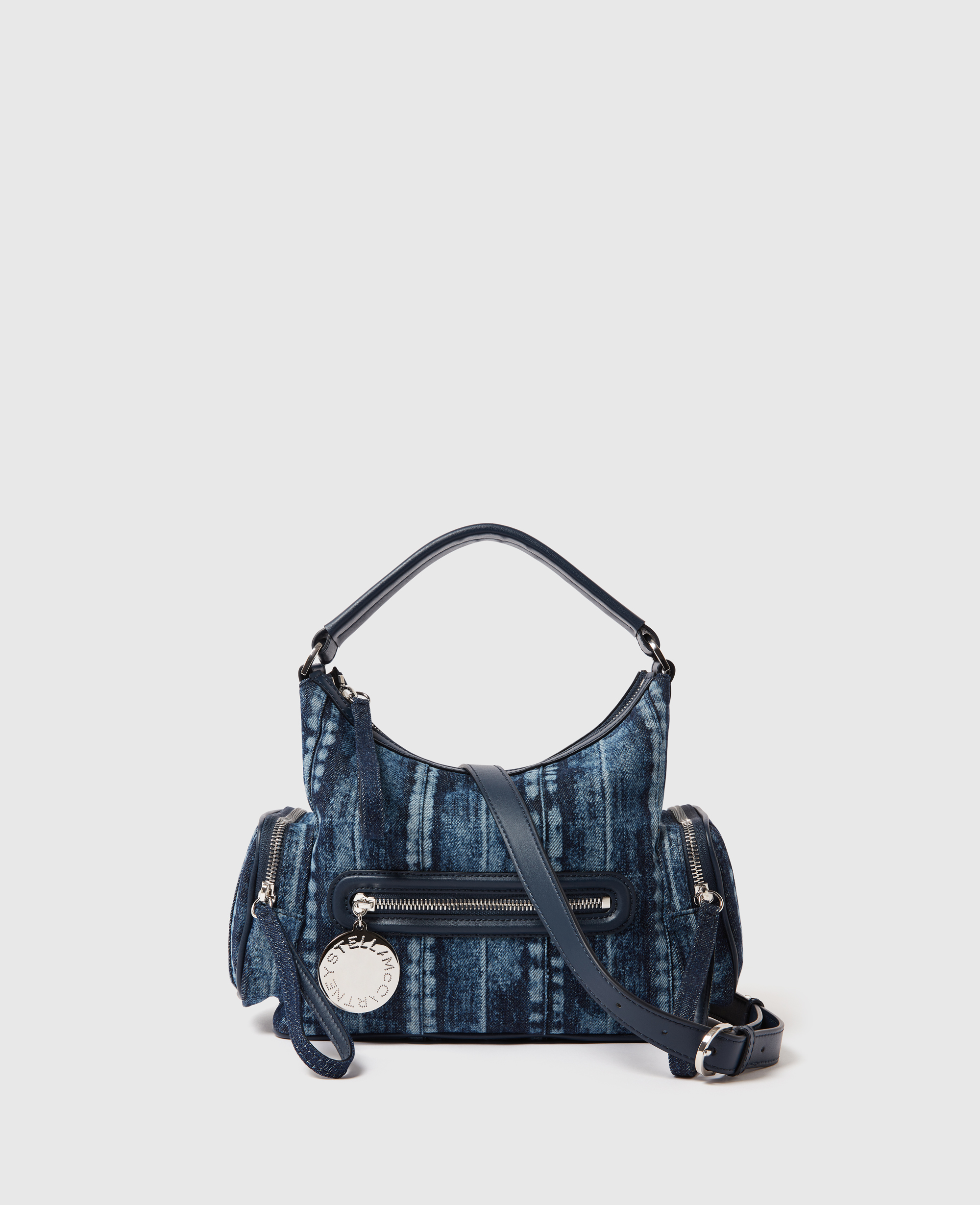 Stella McCartney - Dartmoor Denim Crossbody Bag, Woman, Dark blue