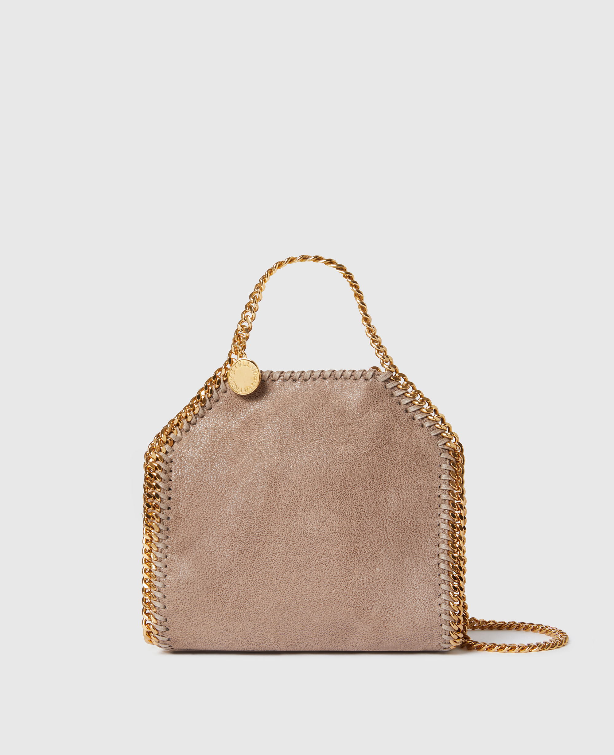 Stella McCartney - Borsa Tote Micro Falabella, Donna, Muschio
