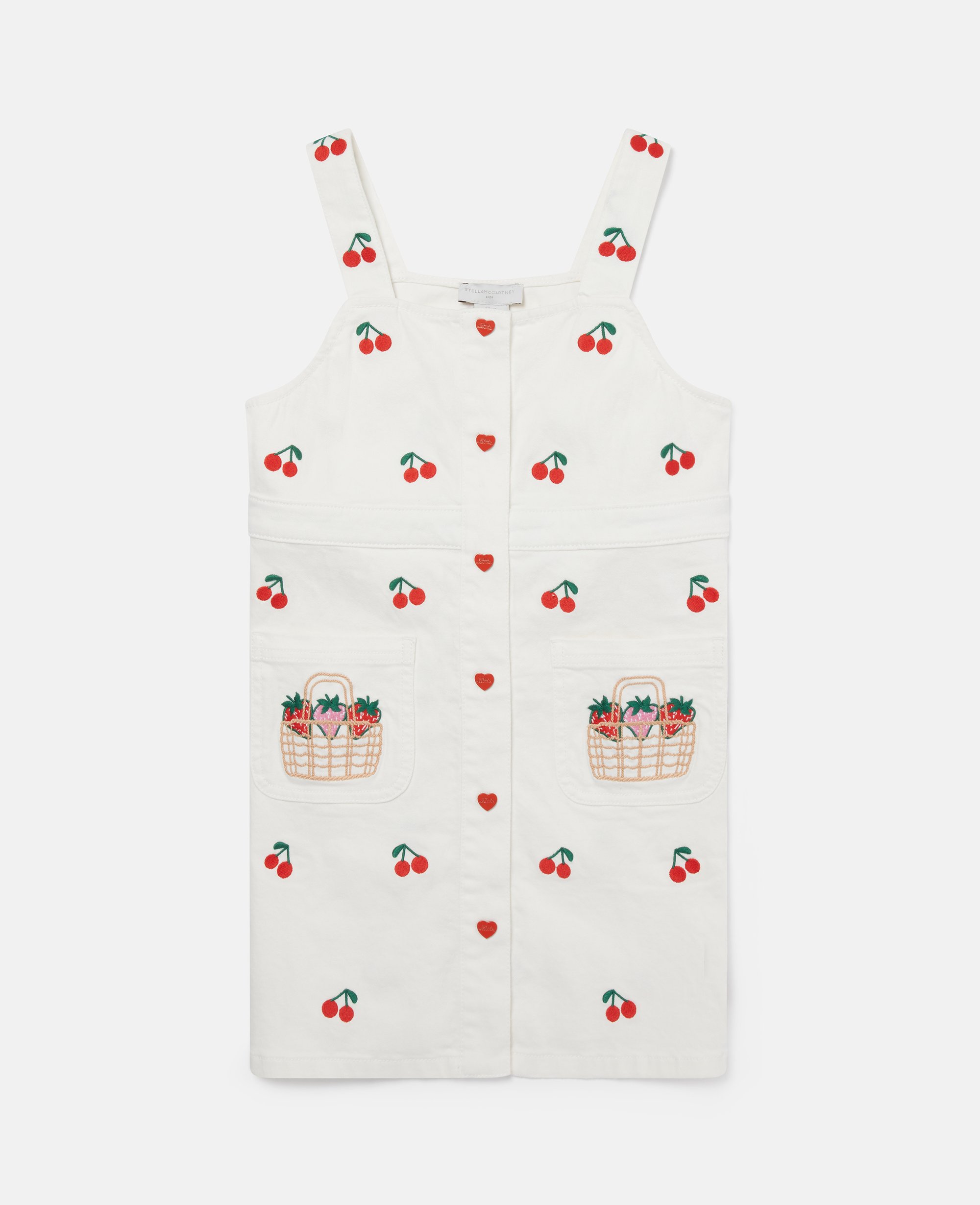 Cherry Embroidered Sleeveless Dress, , Size: 12 - Stella McCartney - Modalova