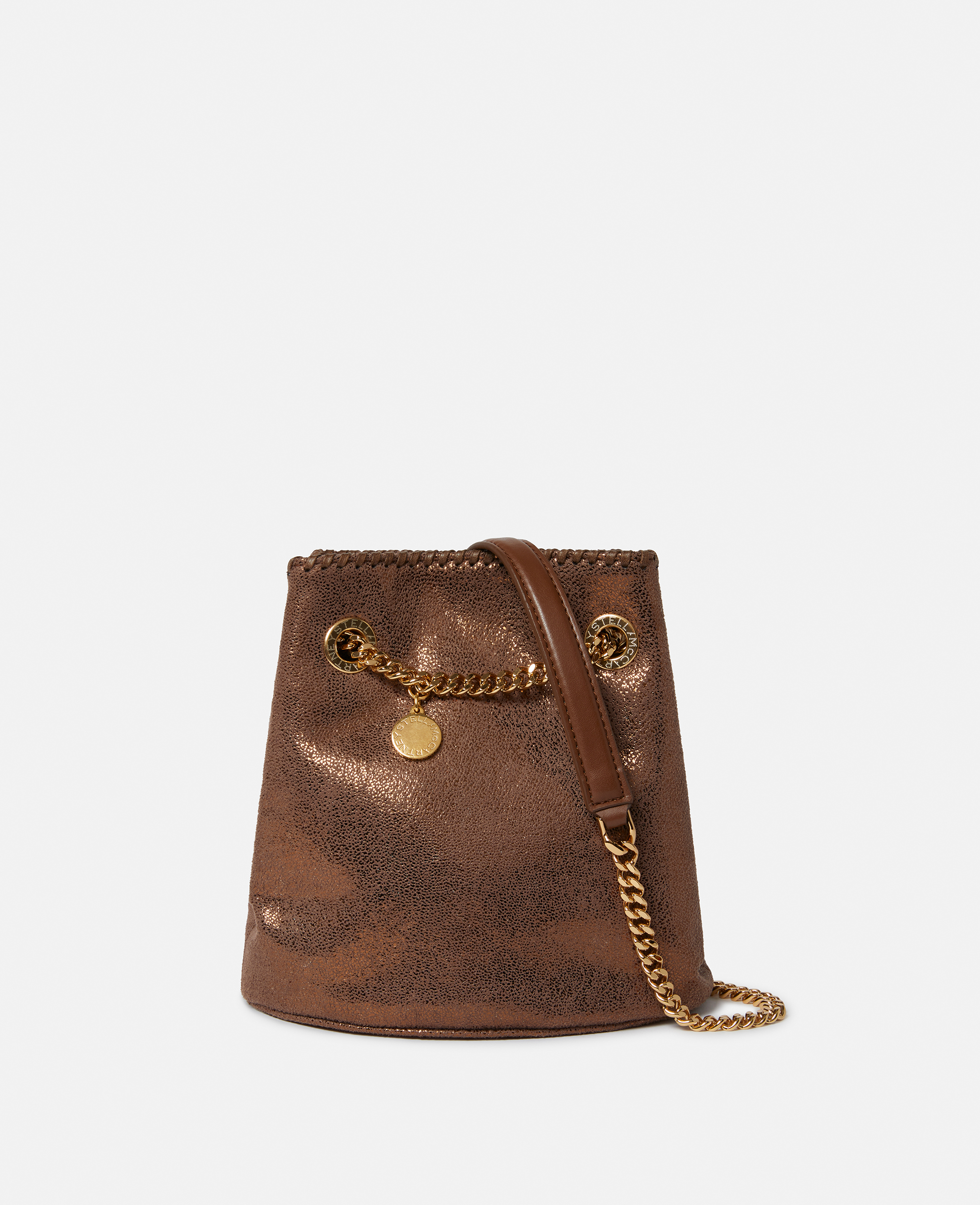 Stella Mccartney Falabella Bucket Bag In Brown