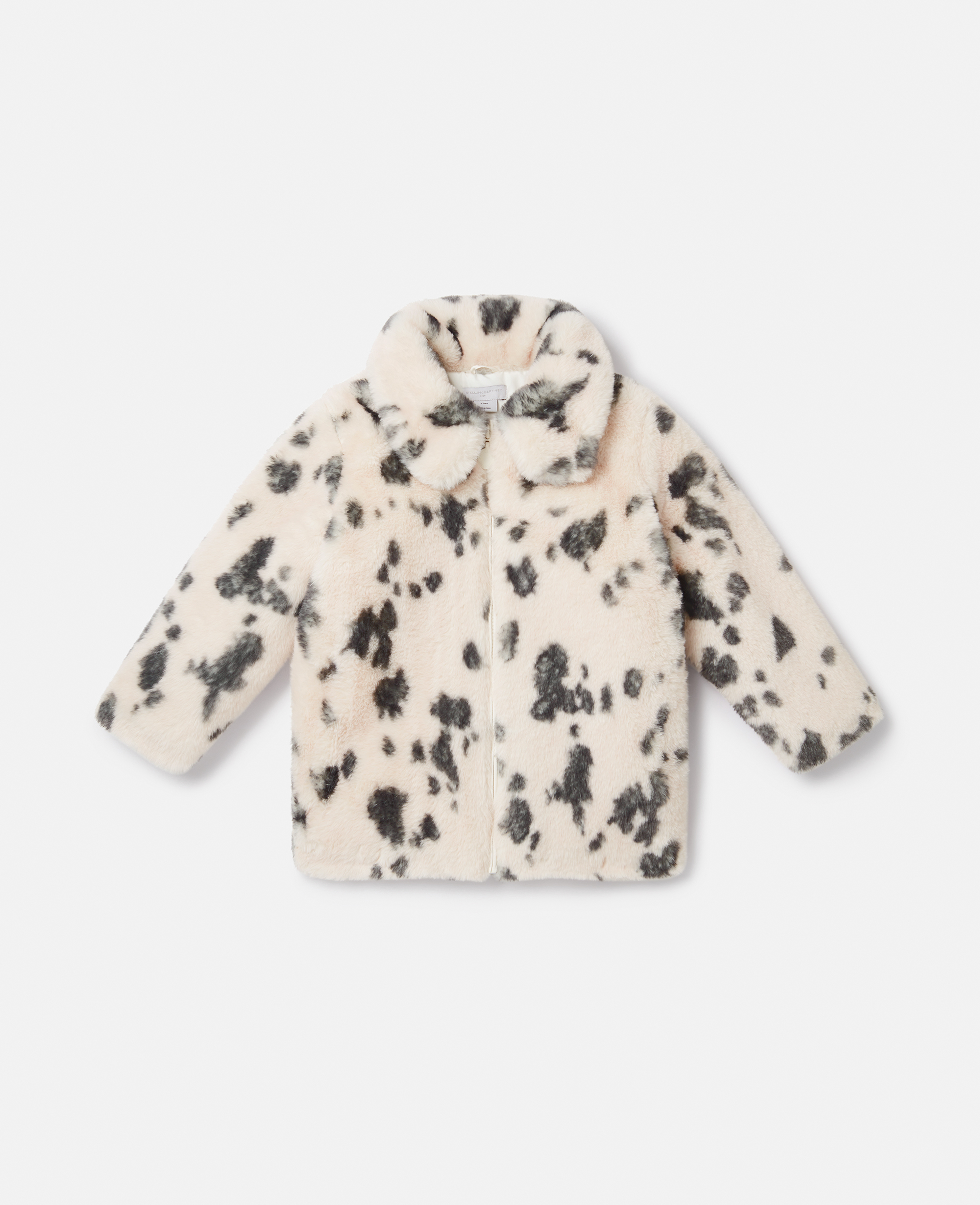 Shop Stella Mccartney Appaloosa Pattern Coat In Ivory