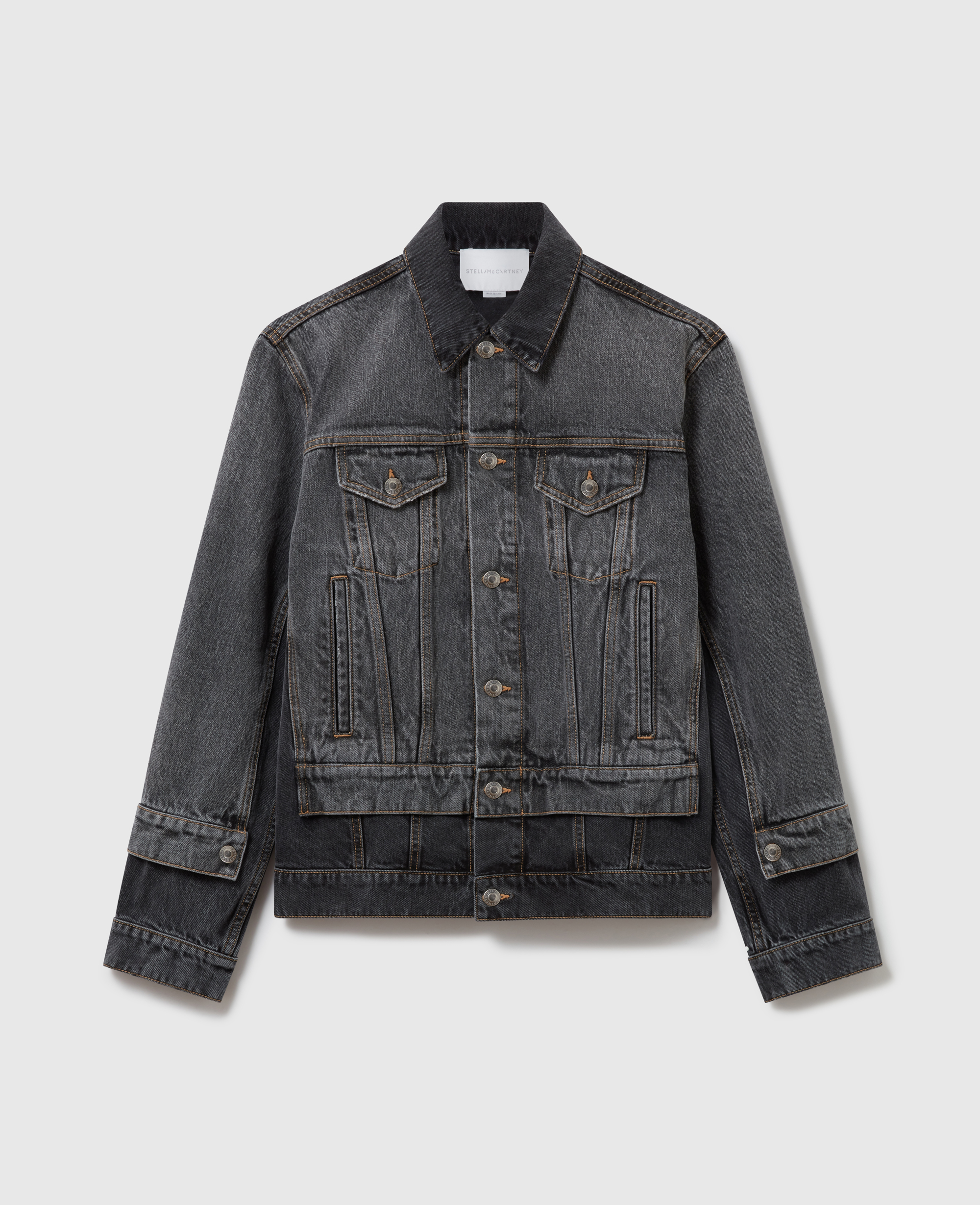 Veste en jean à empiècements ton sur ton, , , Taille: XS - Stella McCartney - Modalova