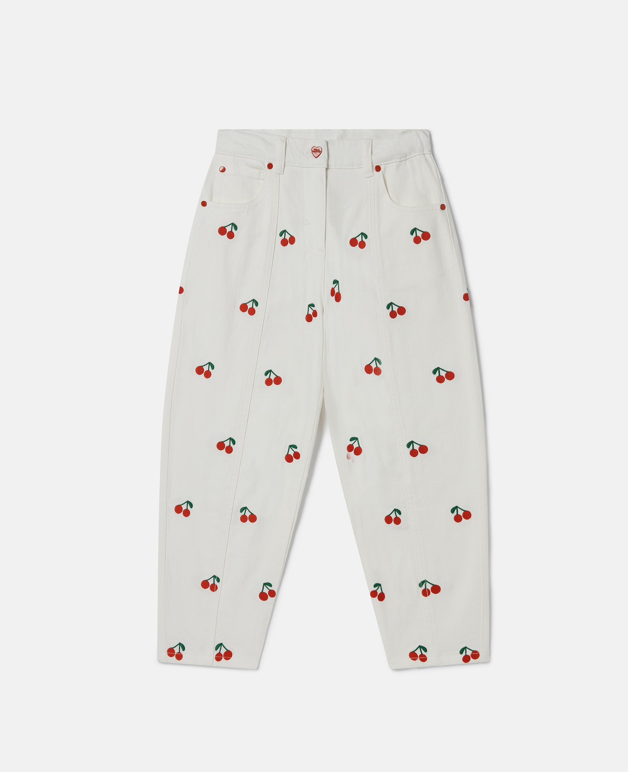 Cherry Embroidered Jeans, , Size: 5 - Stella McCartney - Modalova