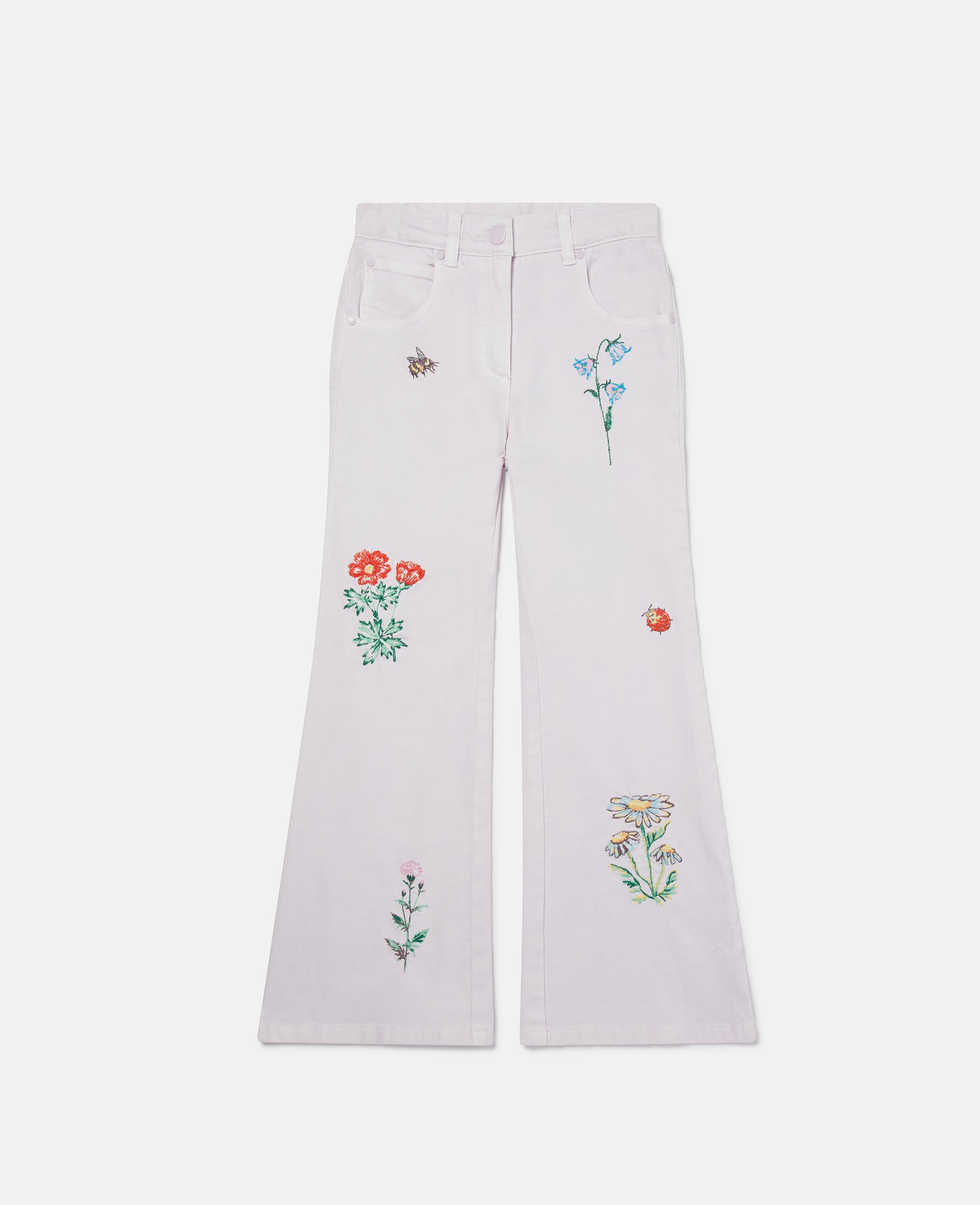 Flower Embroidered Jeans, , Size: 6 - Stella McCartney - Modalova