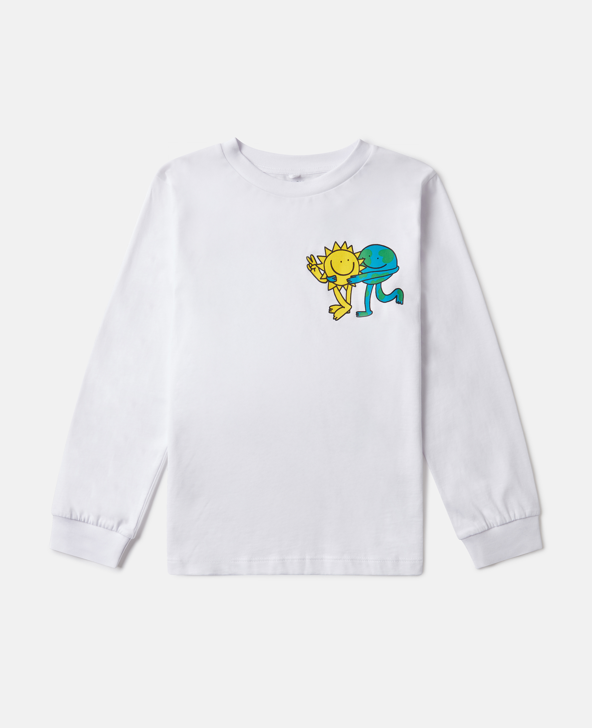 Stella McCartney - Earth Friends Graphic Long-Sleeve Top, , Size: 6