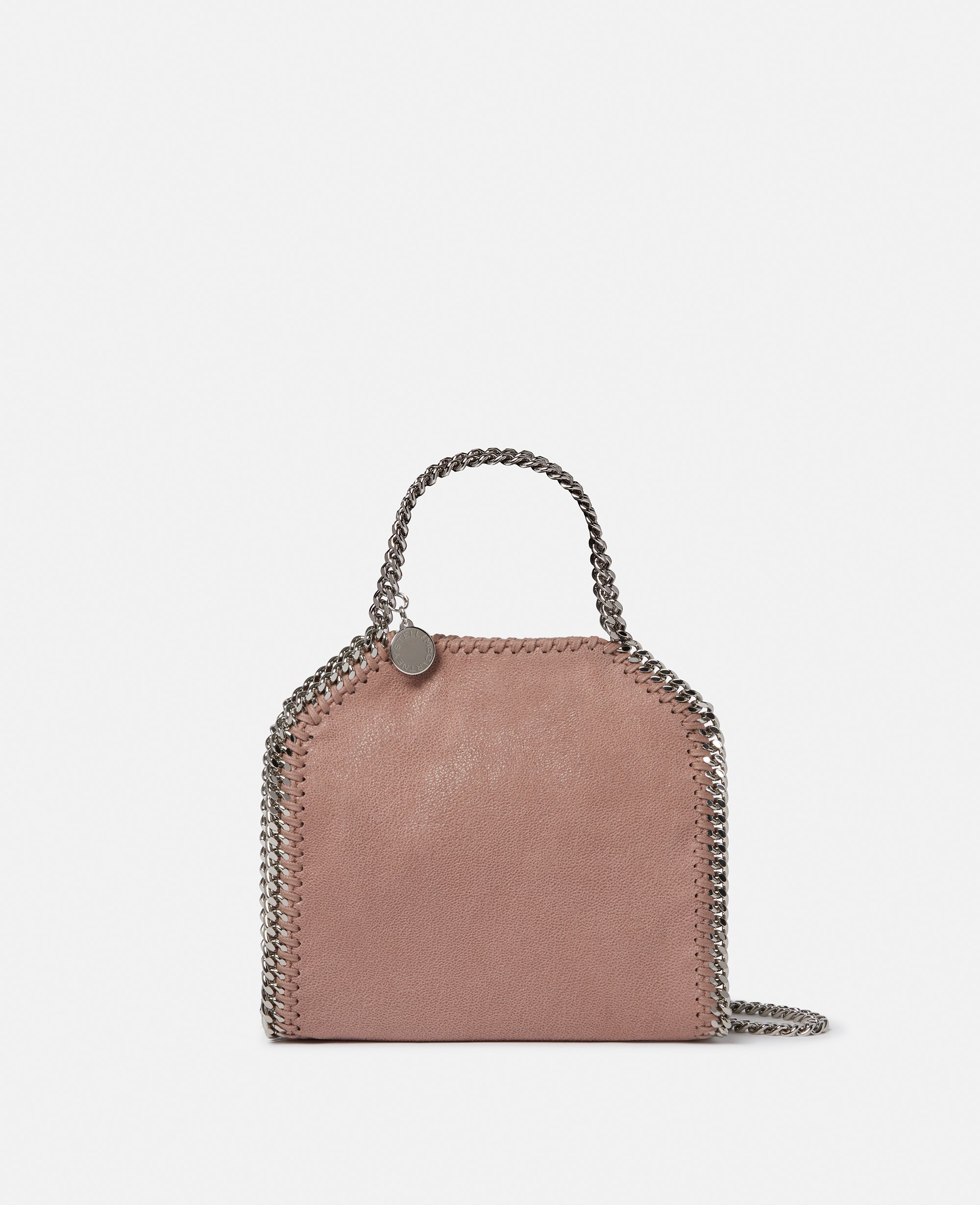 Stella Mccartney Falabella Tiny Tote Bag In Peony Pink