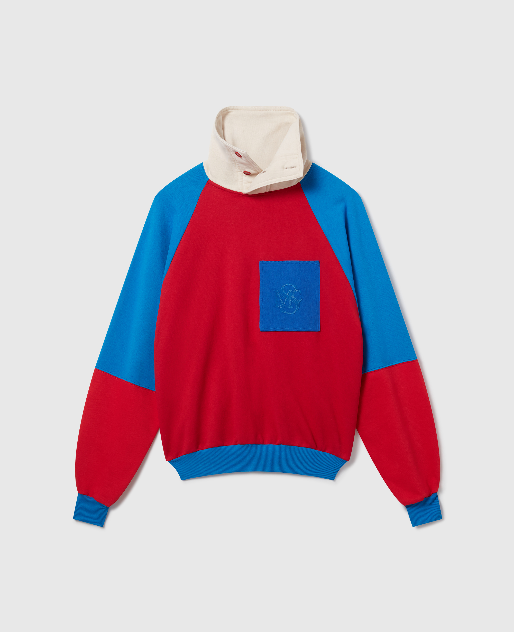 Stella McCartney - SMC Crest Sweatshirt mit hohem Kragen, , Größe: S