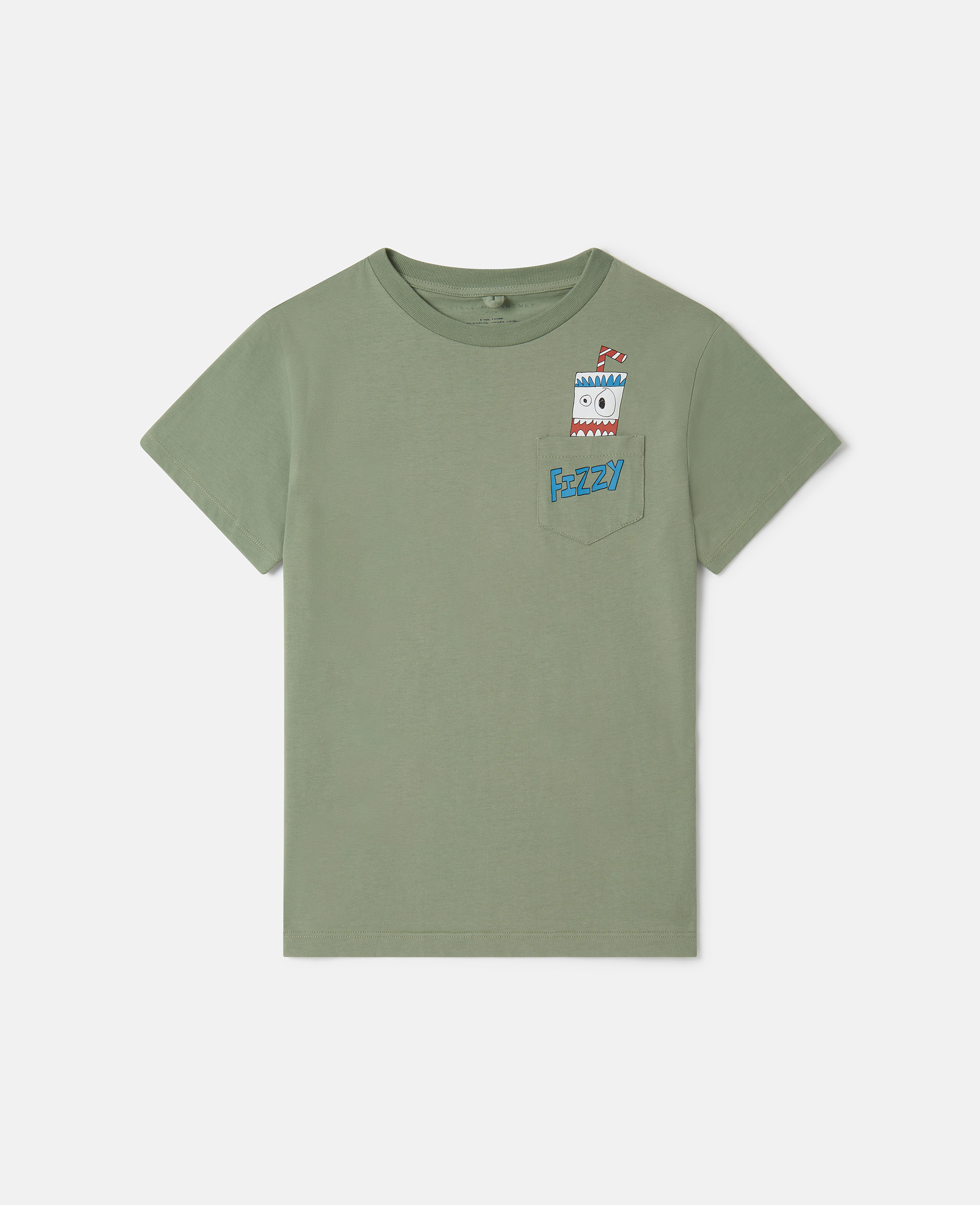 Stella McCartney – Fizzy Drink T-Shirt, Woman, Green, Size: 10