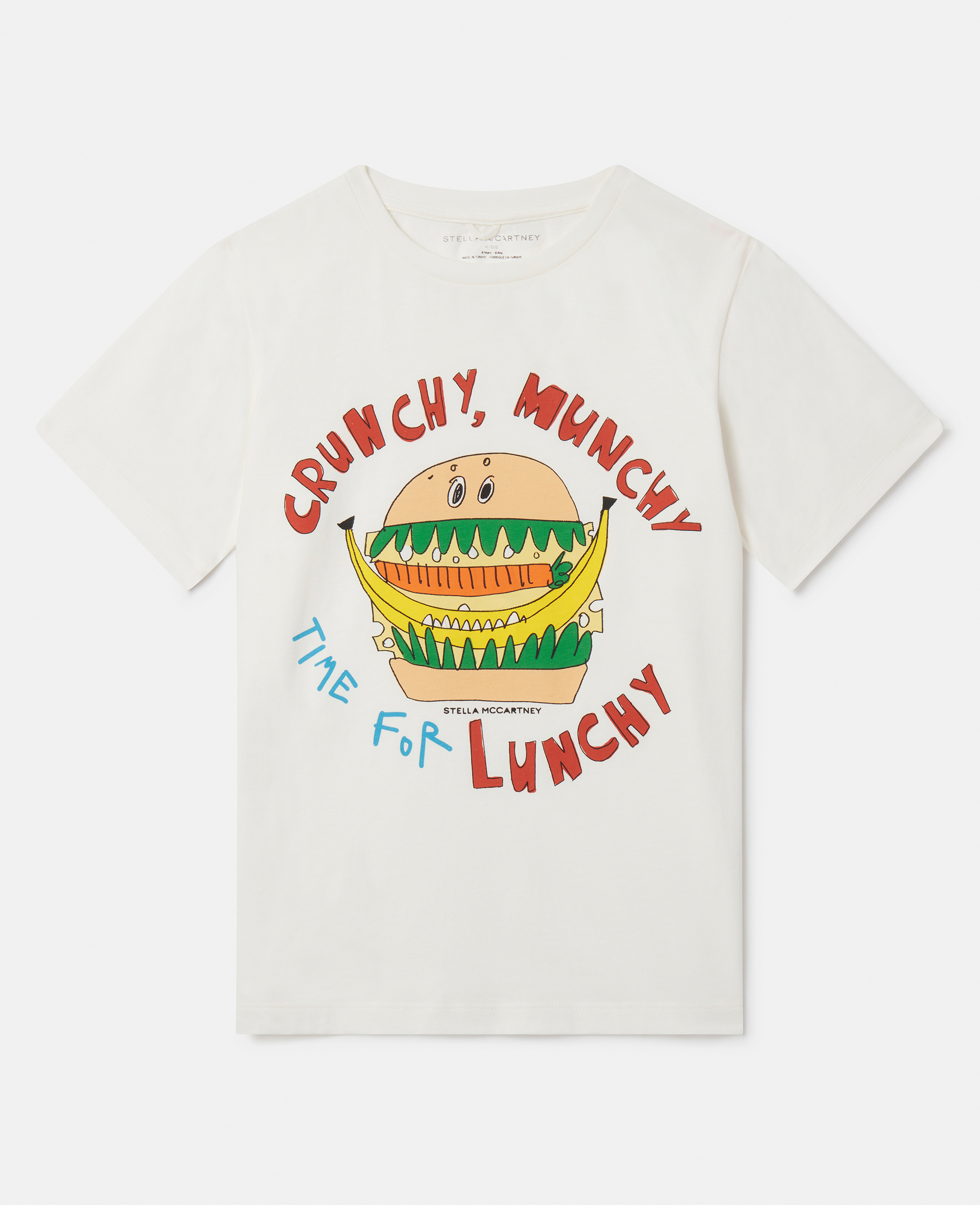 Stella McCartney – Crunchy Lunchy T-Shirt, Woman, Ivory, Size: 3