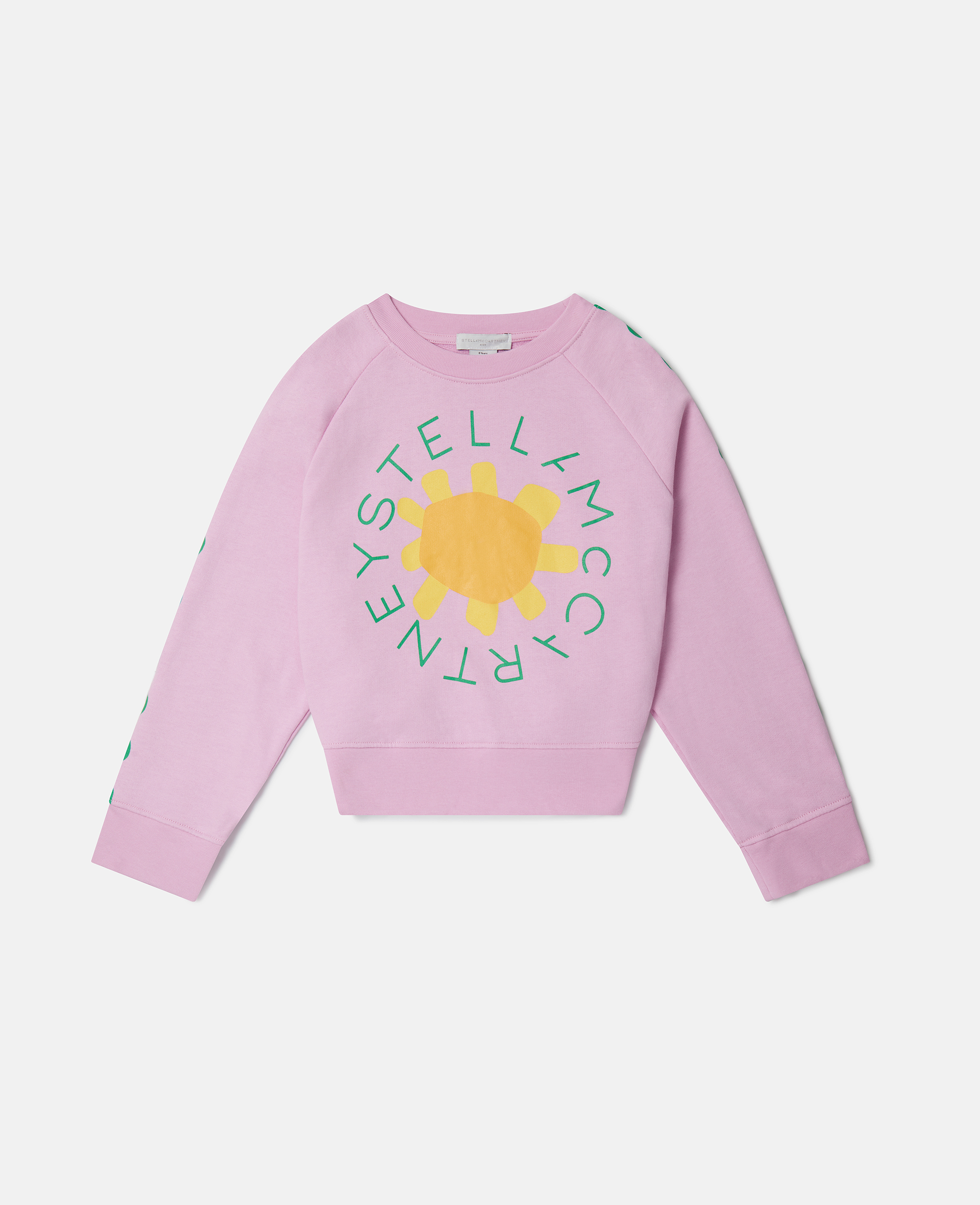 Stella McCartney – Logo Sunshine Sweatshirt, Woman, Pink, Size: 12