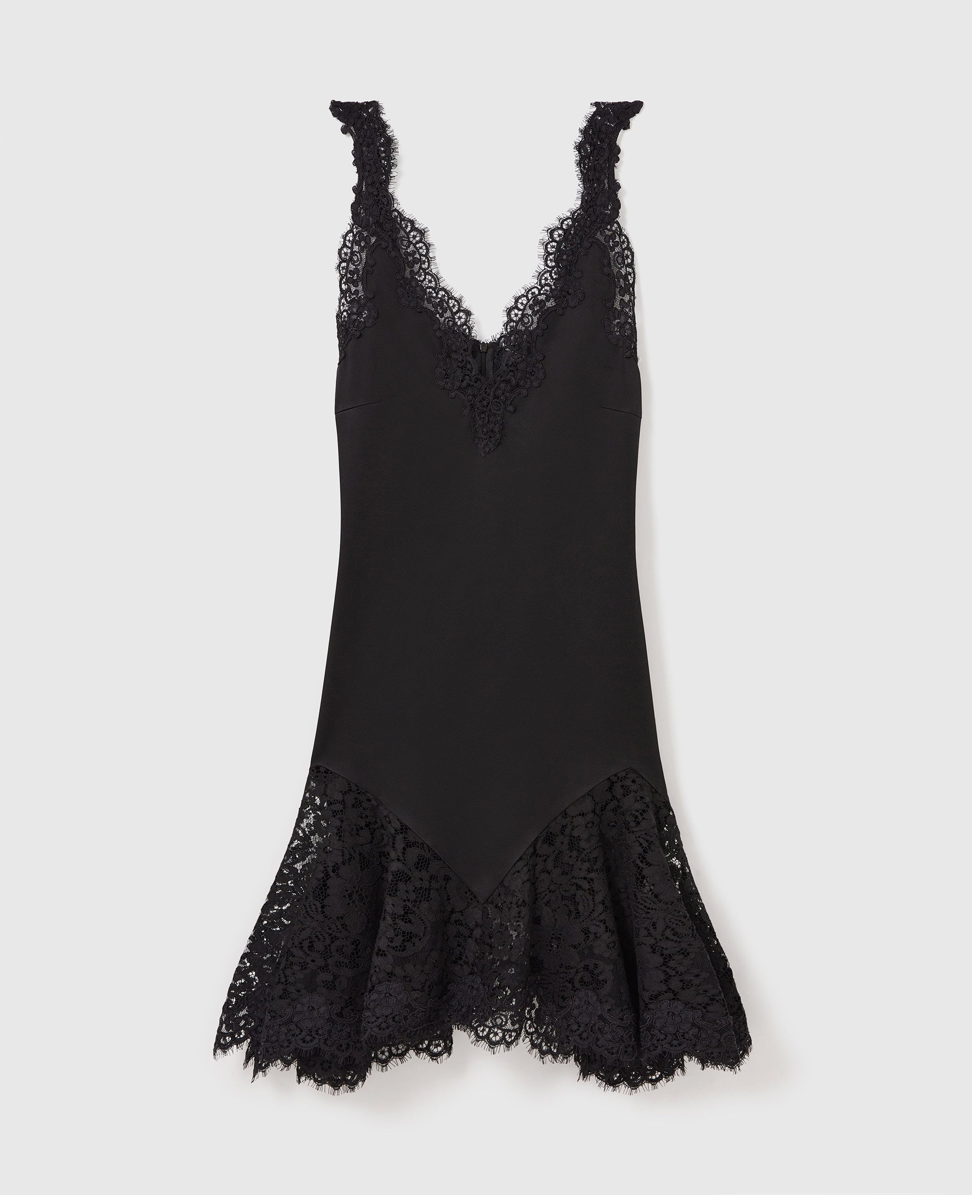Stella McCartney - Abito con Dettagli in Pizzo, , Taglia: 36