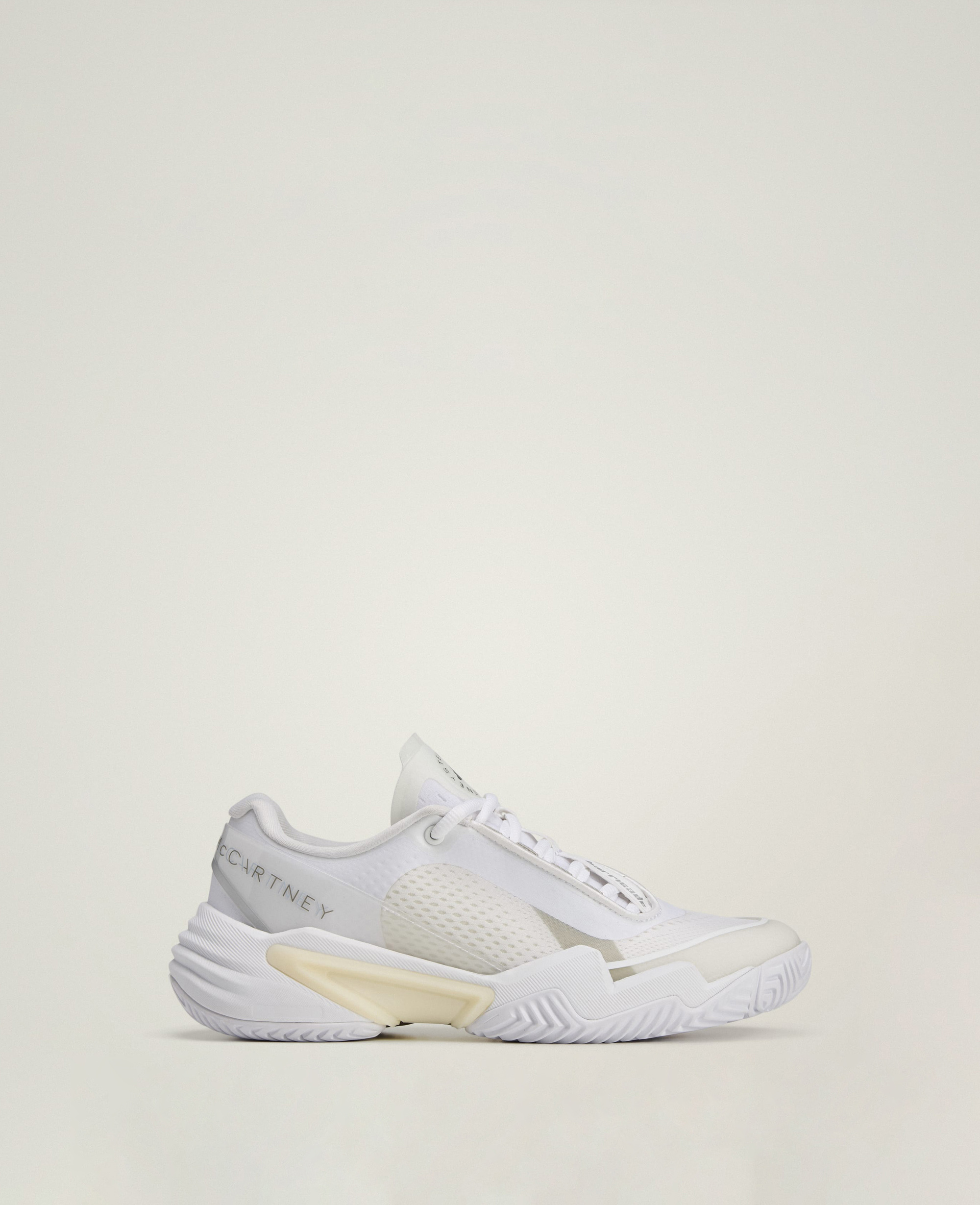 Stella McCartney - Barricade Tennis Trainers, Woman, White/Almond Milk/Willow Grey, Size: 4h