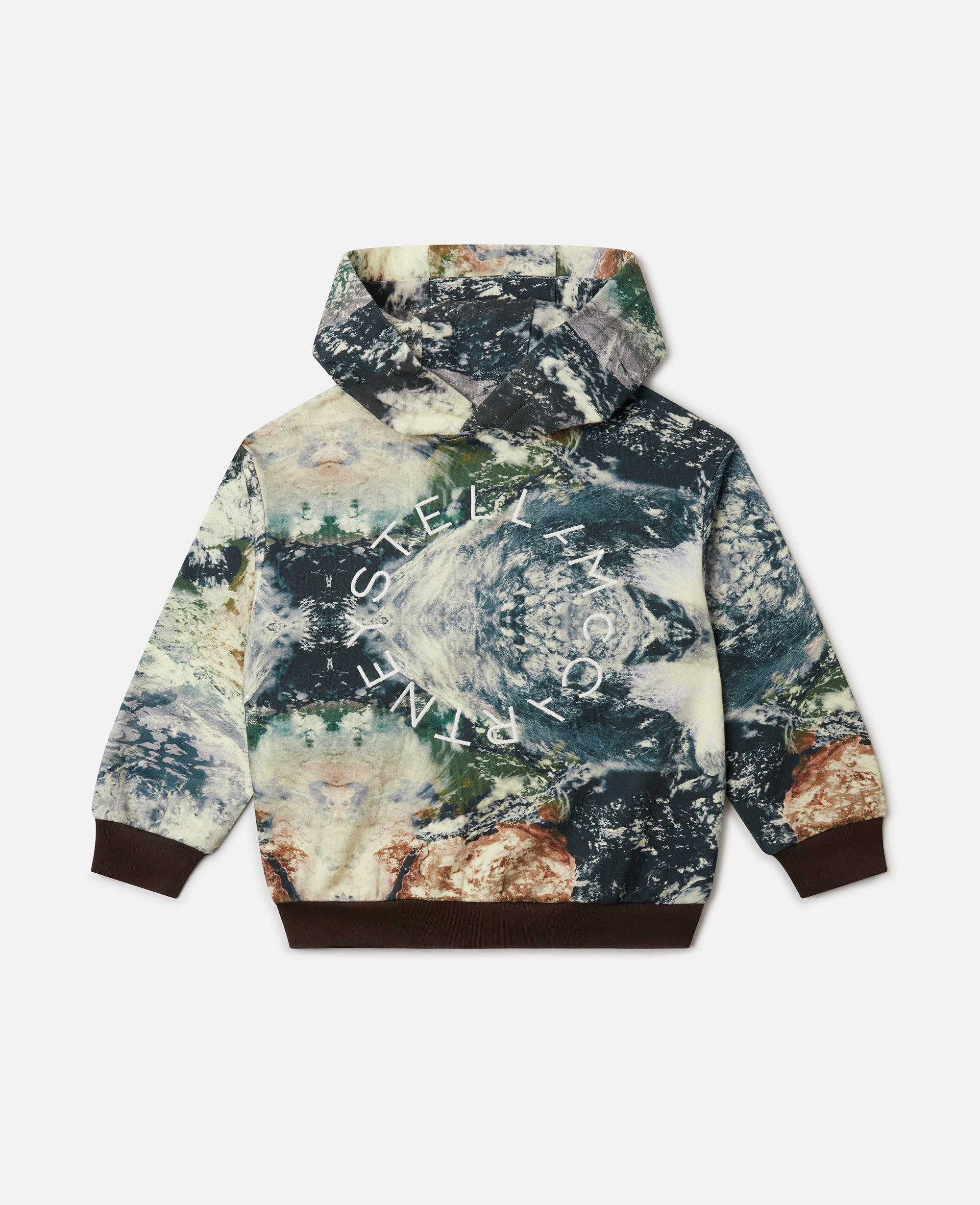 Stella McCartney - Sweatshirt aus Fleece mit Camouflage-Print, , Größe: 4