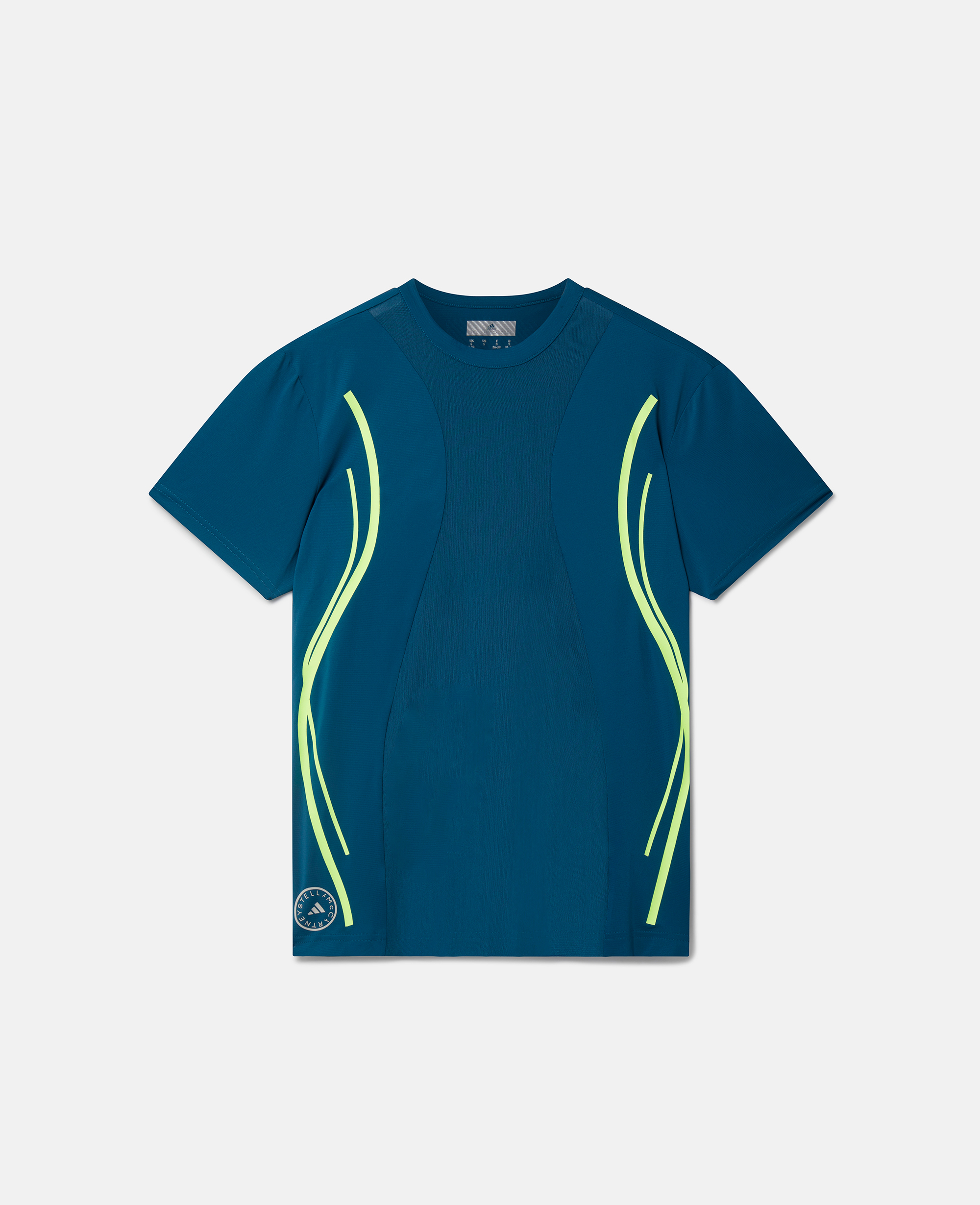 Shop Stella Mccartney Truepace Running T-shirt In Tech Mineral