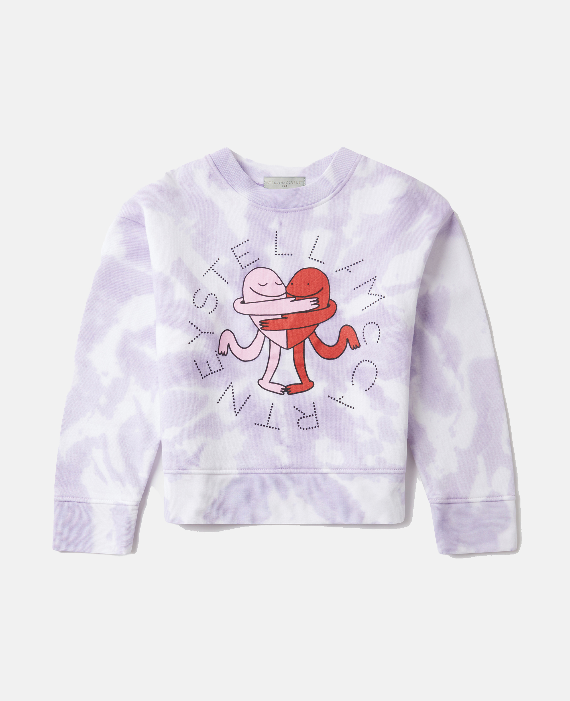 Earth Friends Graphic Tie-Dye Crewneck Sweatshirt, , Size: 4 - Stella McCartney - Modalova
