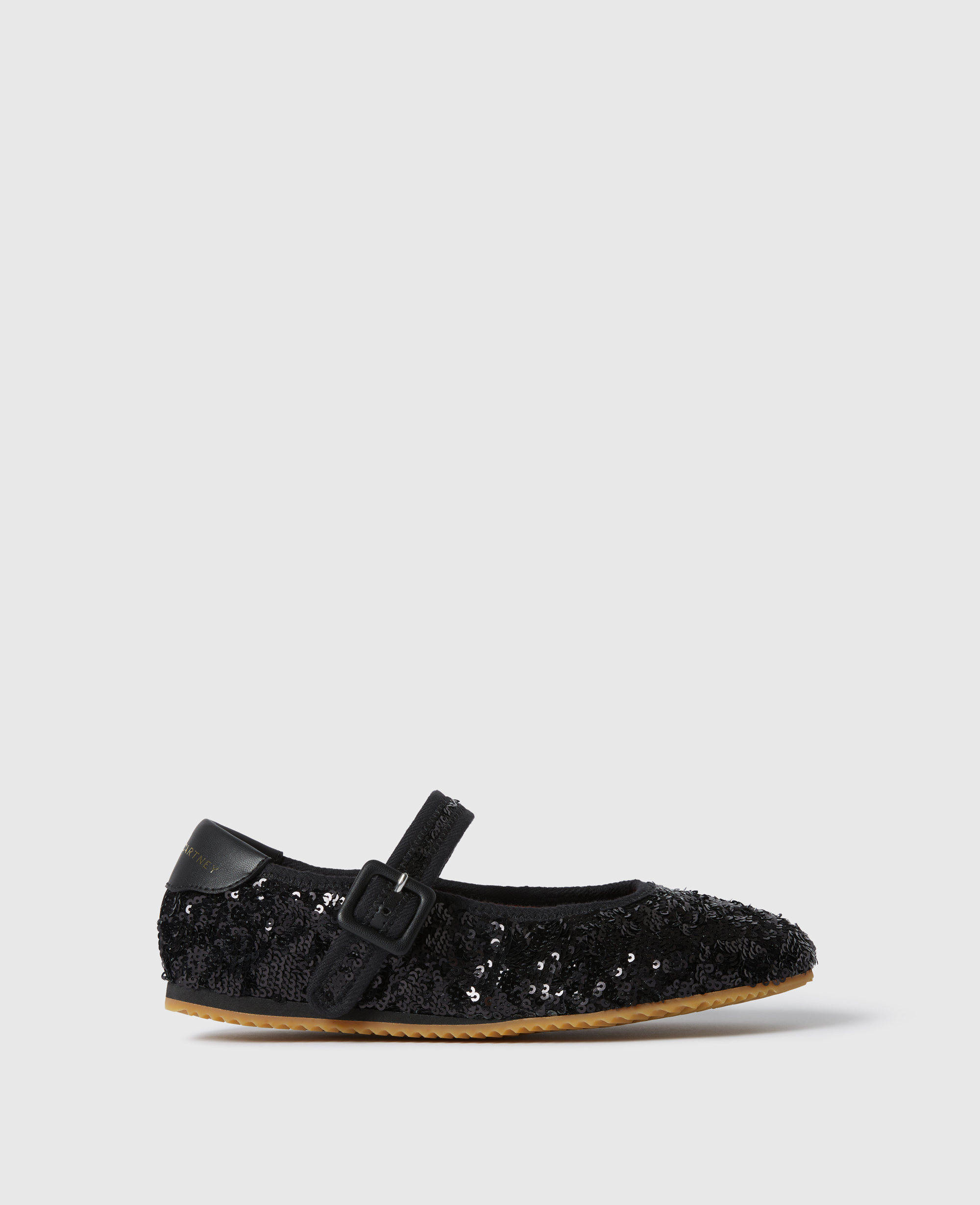 Stella McCartney - Ballerine Ryder con Paillette, Donna, Nero, Taglia: 38