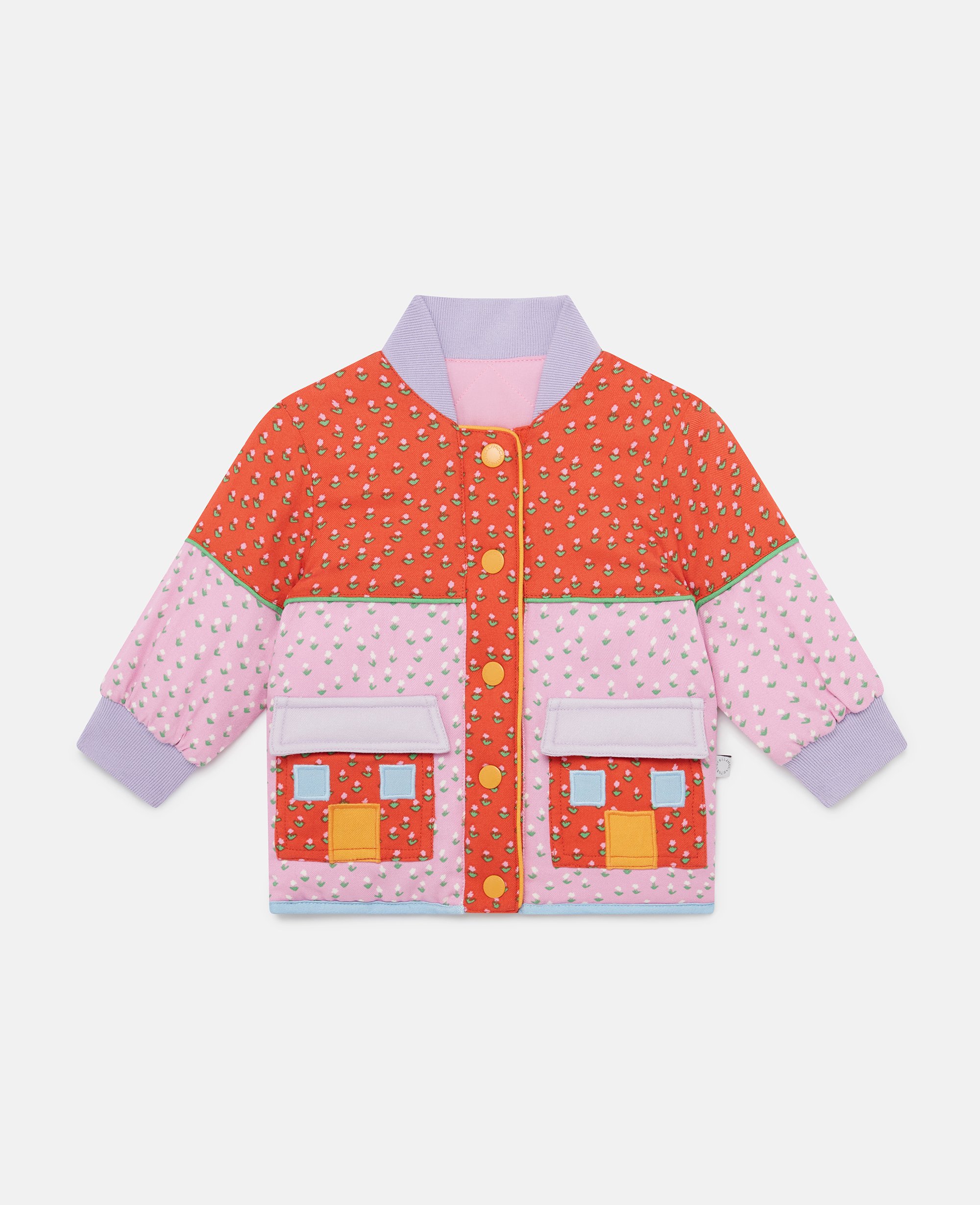 Farmyard Appliqué Patchwork Coat, Woman, , Size: 18m - Stella McCartney - Modalova