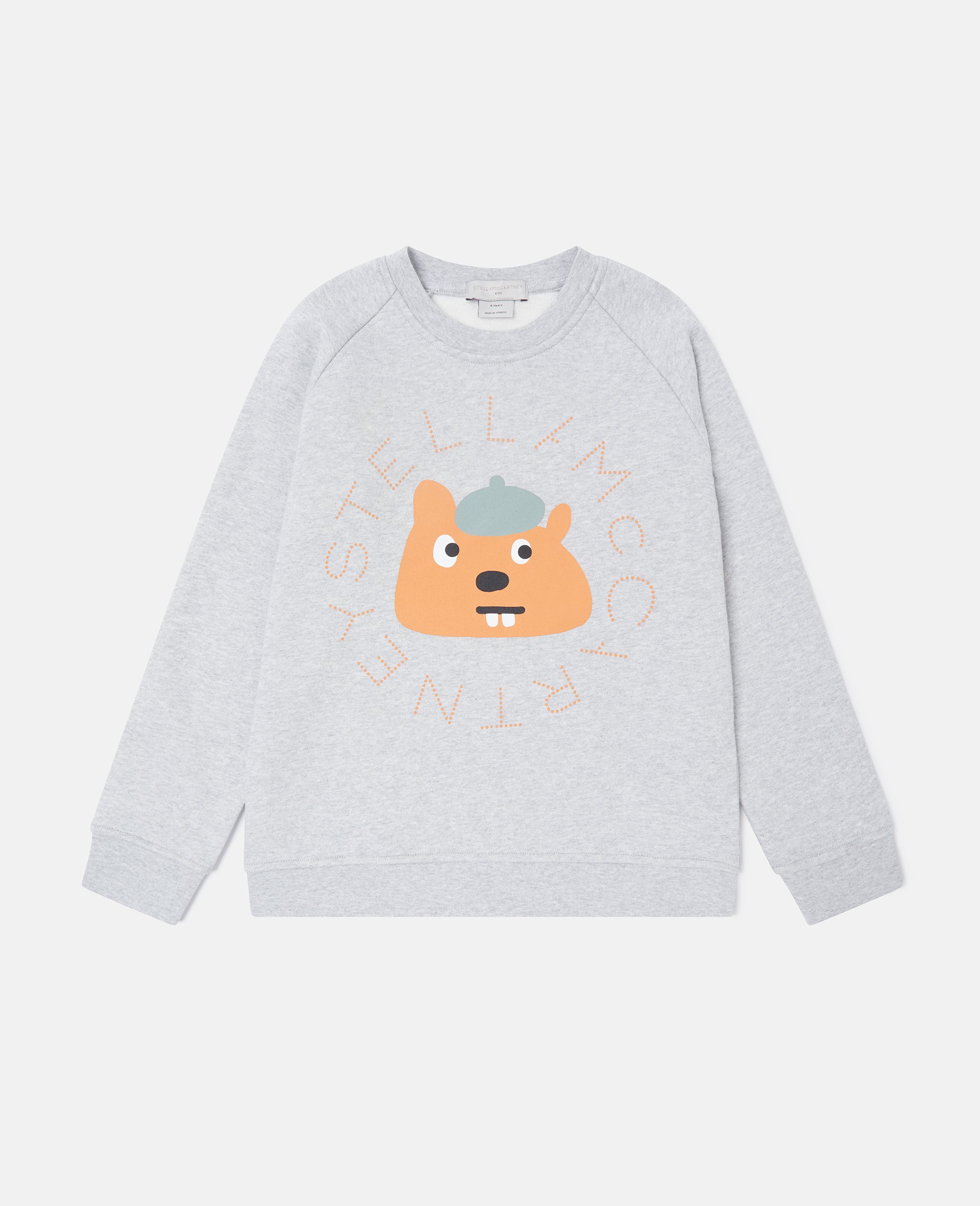Squirrel Graphic Crewneck Sweatshirt, , Size: 14 - Stella McCartney - Modalova