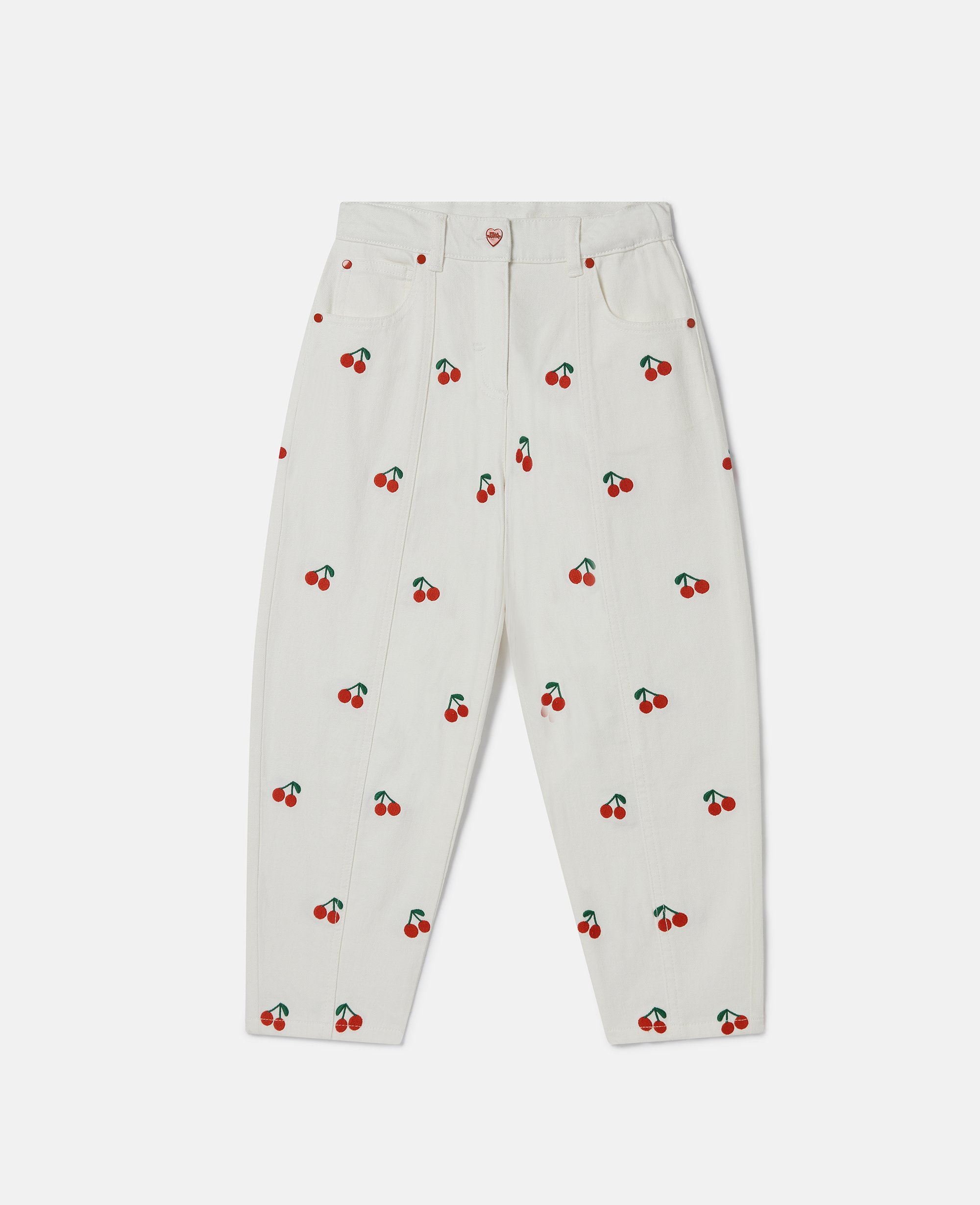 Cherry Embroidered Jeans, , Size: 5 - Stella McCartney - Modalova