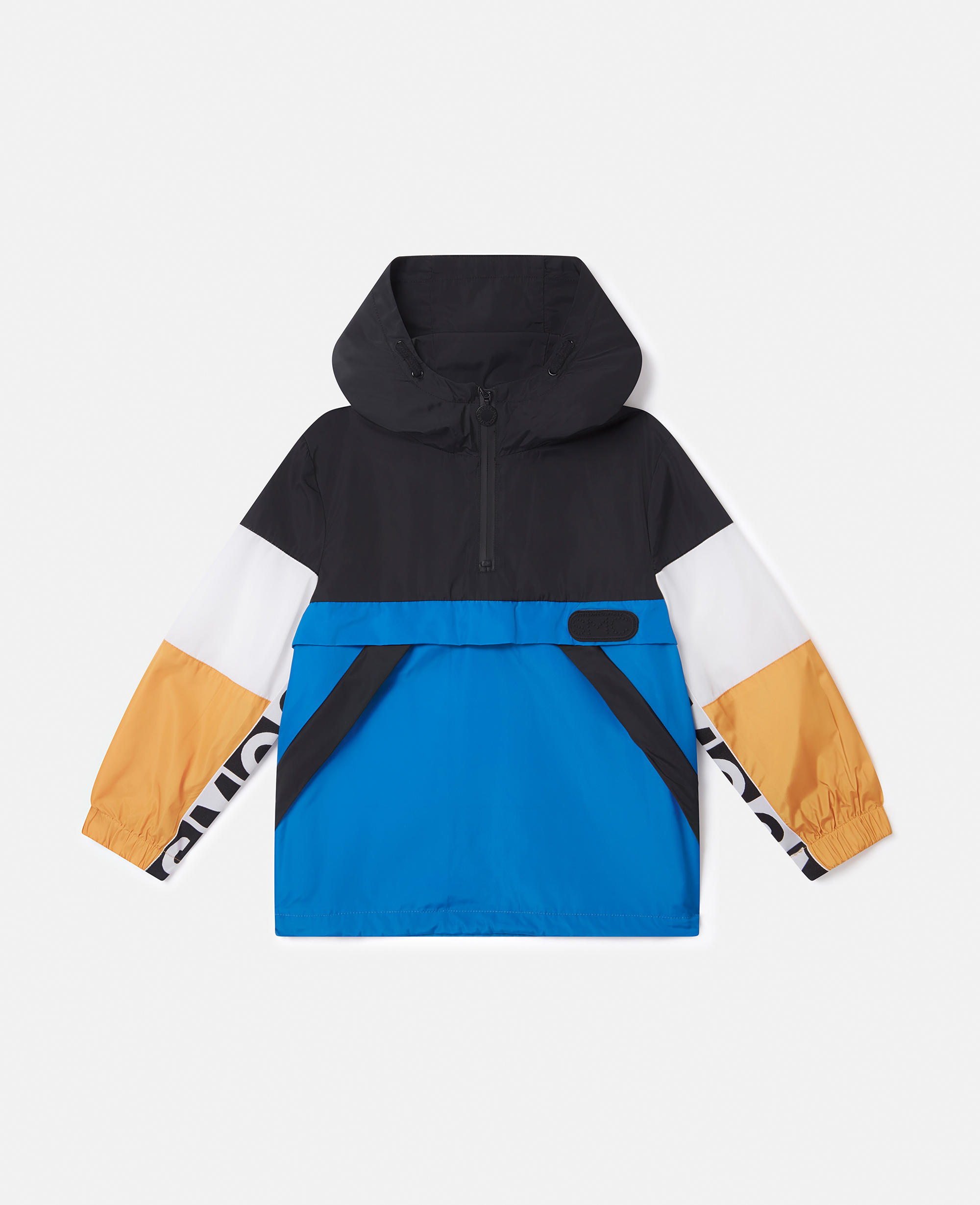 Logo Tape Windbreaker Jacket, Woman, , Size: 12 - Stella McCartney - Modalova