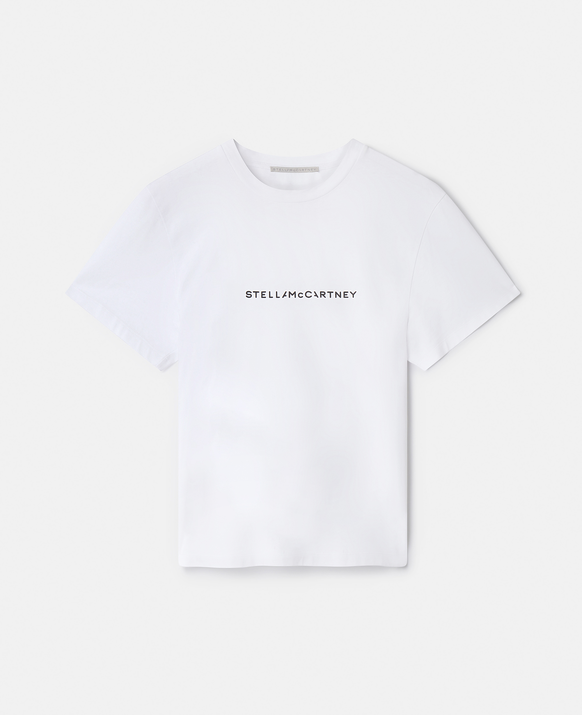 Stella Mccartney Stella Iconics Logo Relaxed Fit T-shirt In White