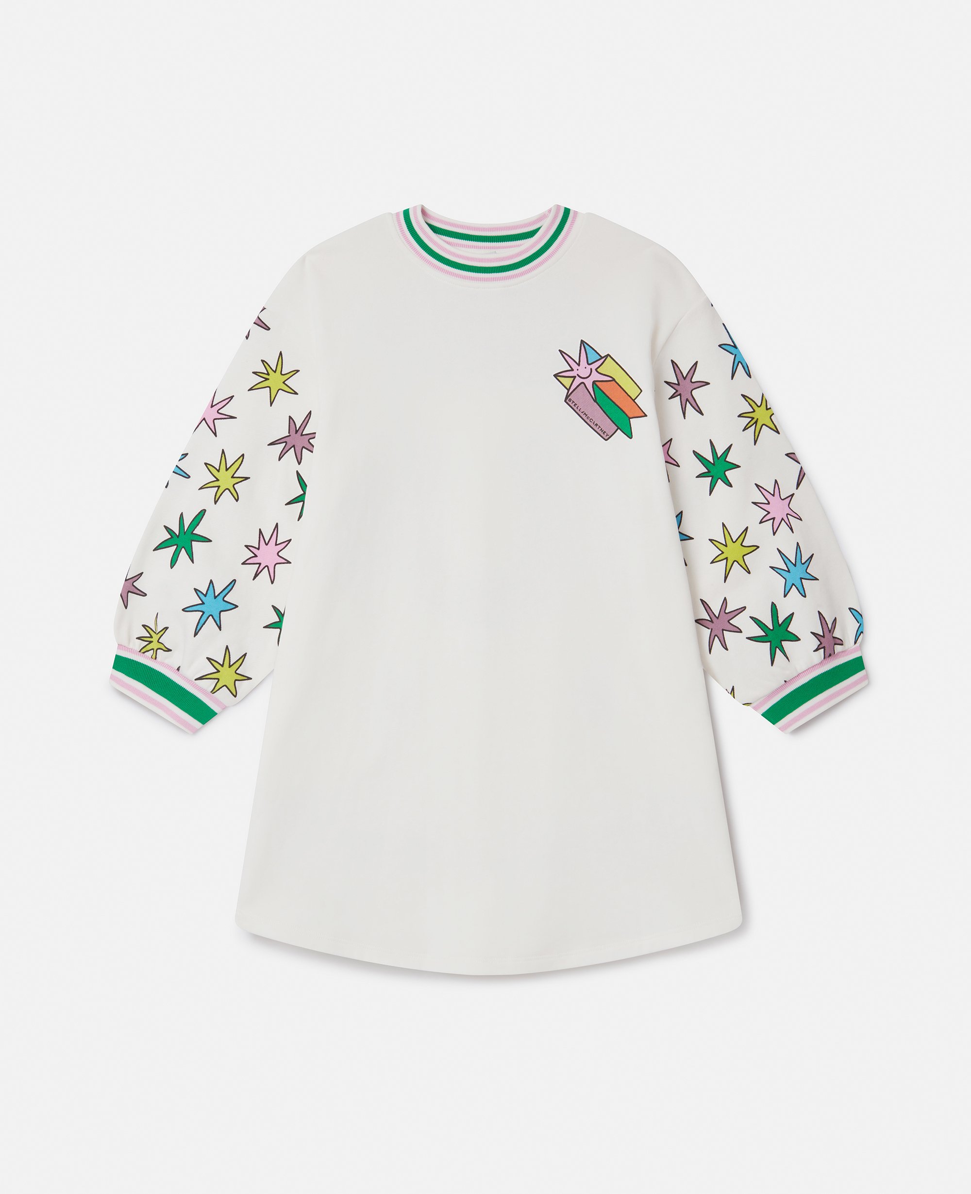 Sweatshirt-Kleid mit leuchtenden Sternen, Frau, /, Größe: 4 - Stella McCartney - Modalova