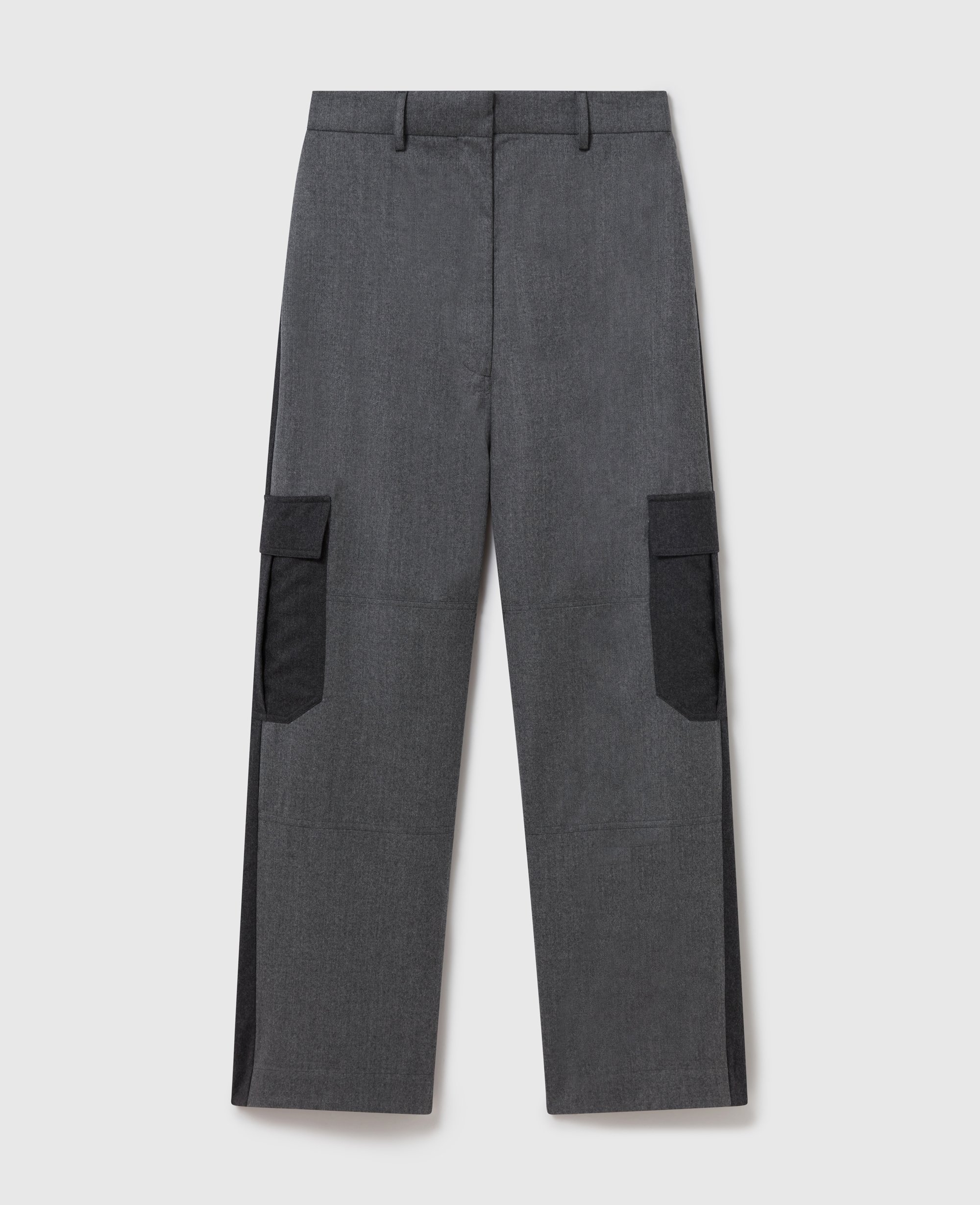 Panelled Slouchy Cargo Trousers, Woman, , Size: 34 - Stella McCartney - Modalova