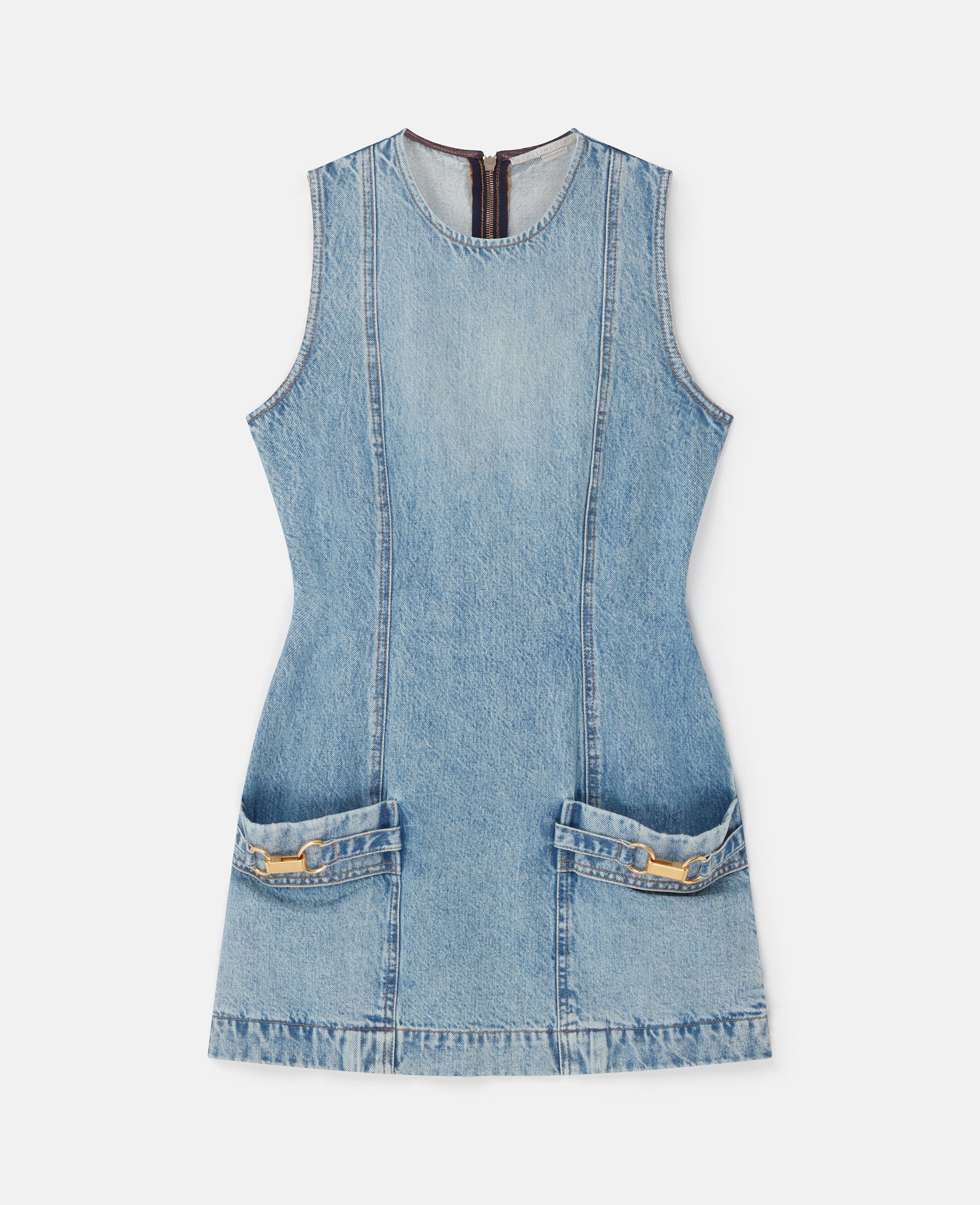 Clasp-Embellished Sleeveless Mini Dress, Woman, , Size: XS - Stella McCartney - Modalova