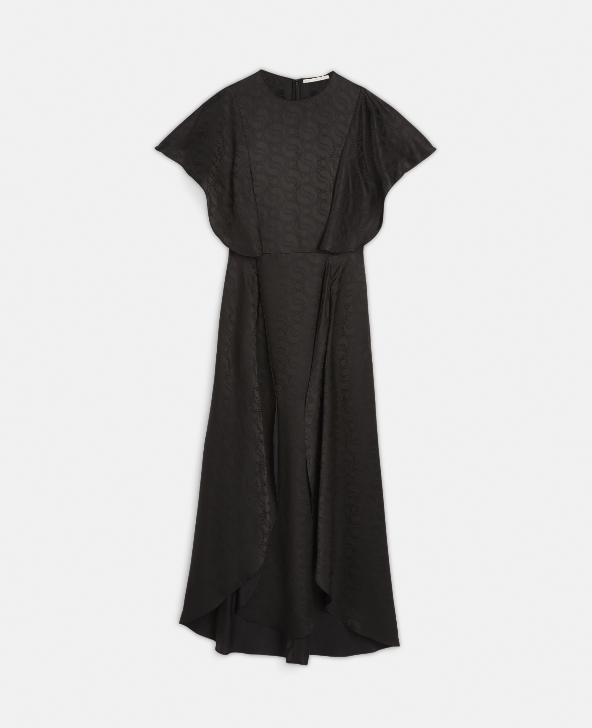 Stella McCartney – S-Wave Jacquard Maxi Dress, Woman, Black, Size: 46