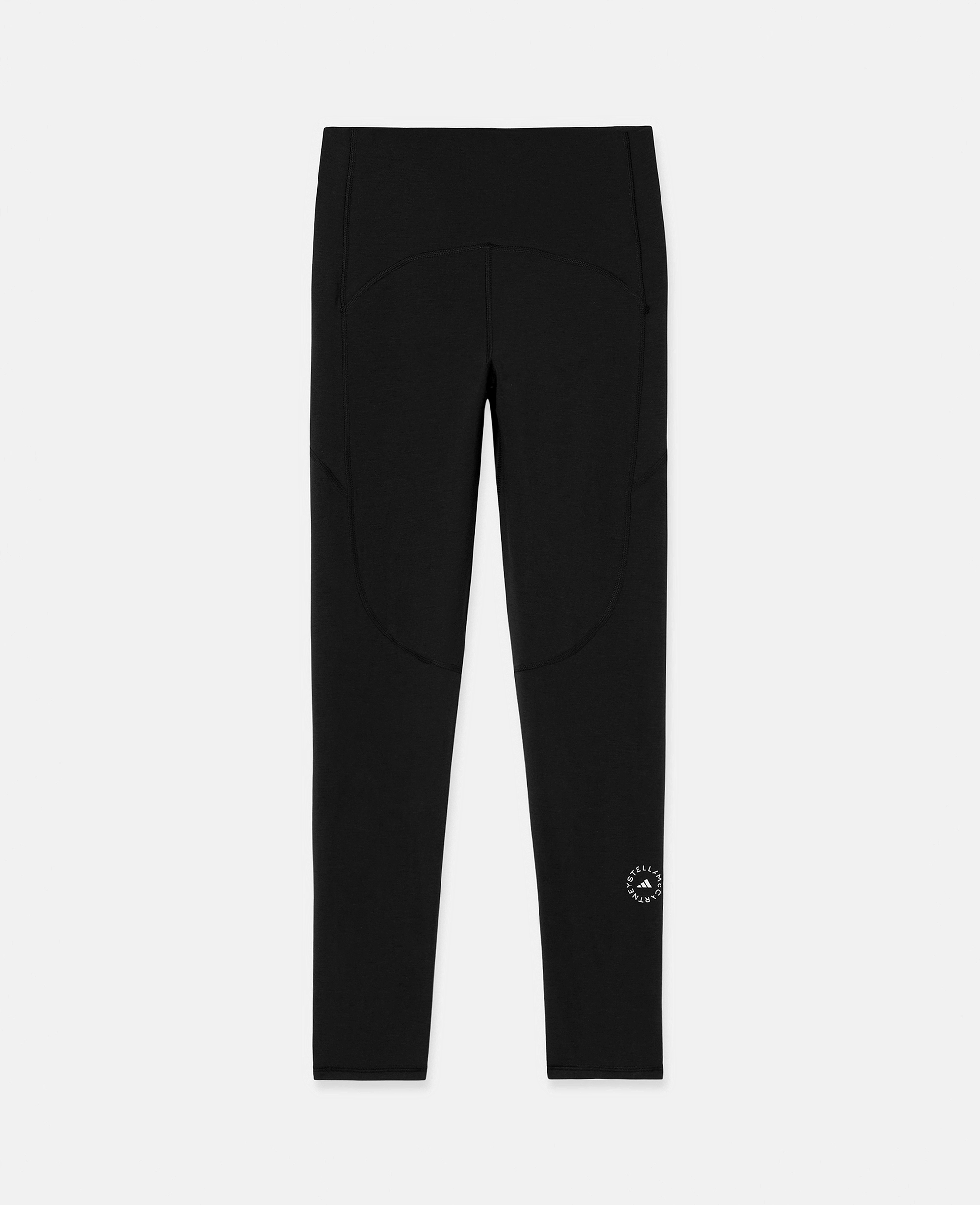 Stella Mccartney Truestrength 7/8 Yoga Leggings In Black