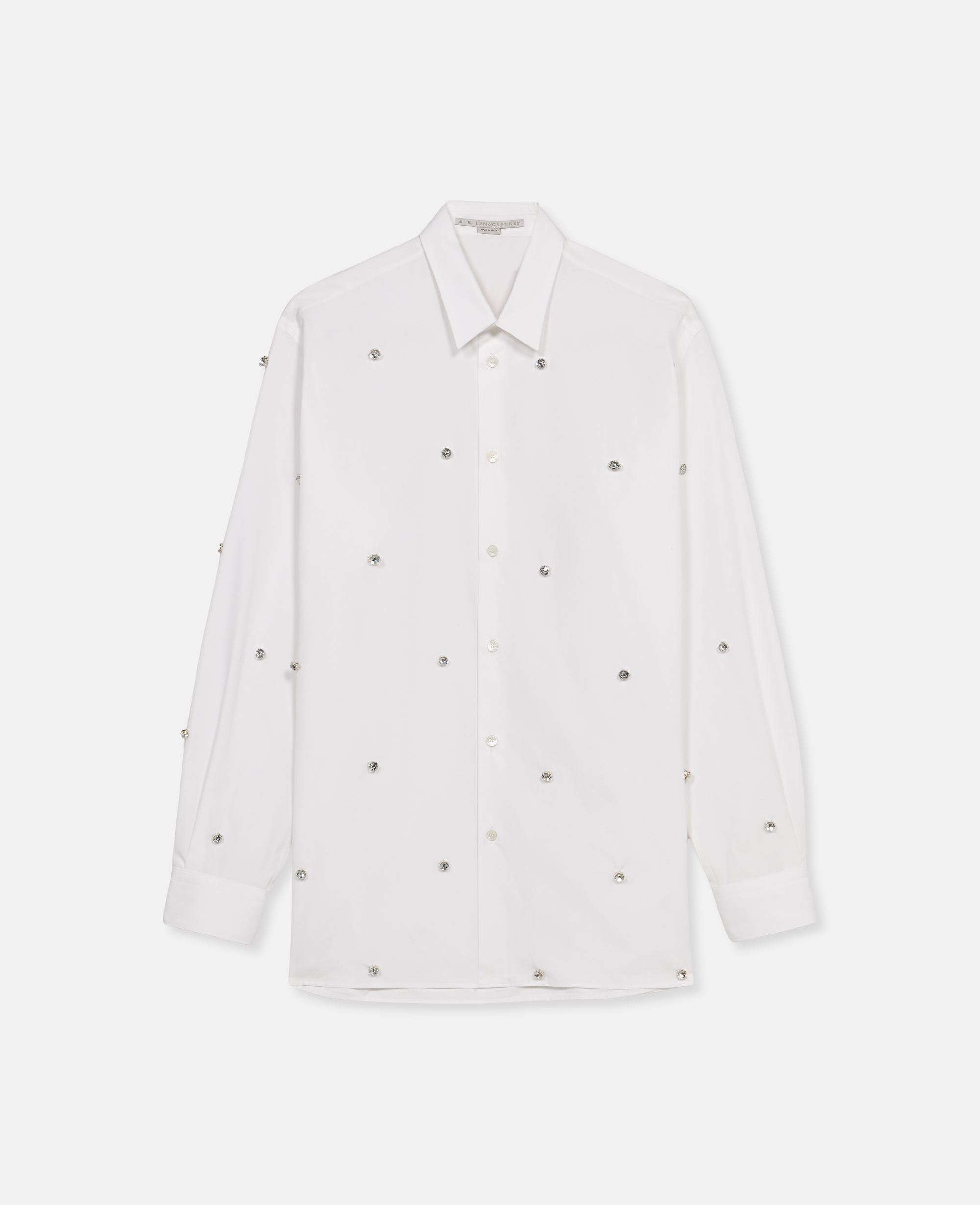 Stella McCartney – Star Boyfriend Shirt, Woman, Pure White, Size: XS