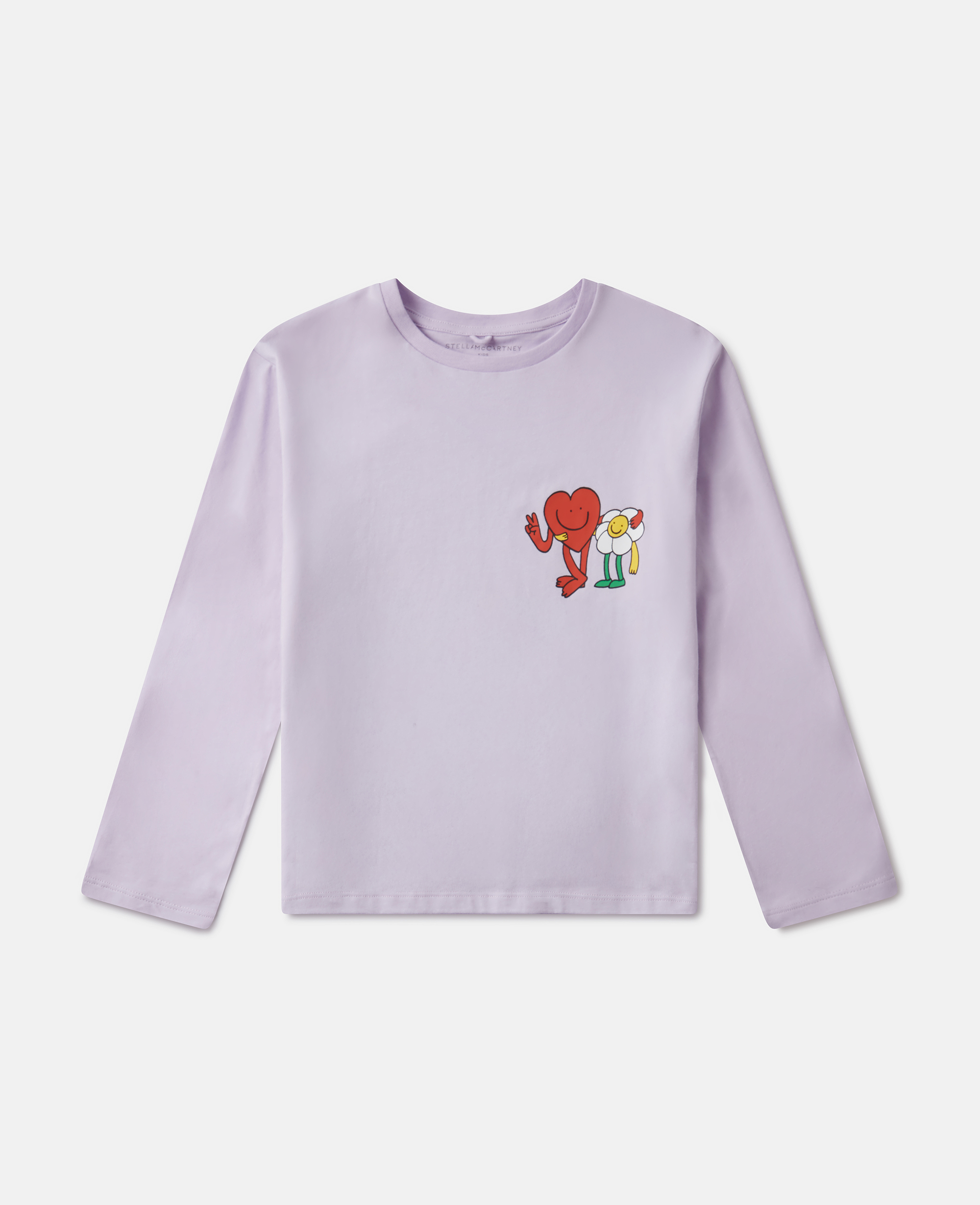 Stella McCartney - Earth Friends Graphic Long-Sleeve Top, , Size: 2