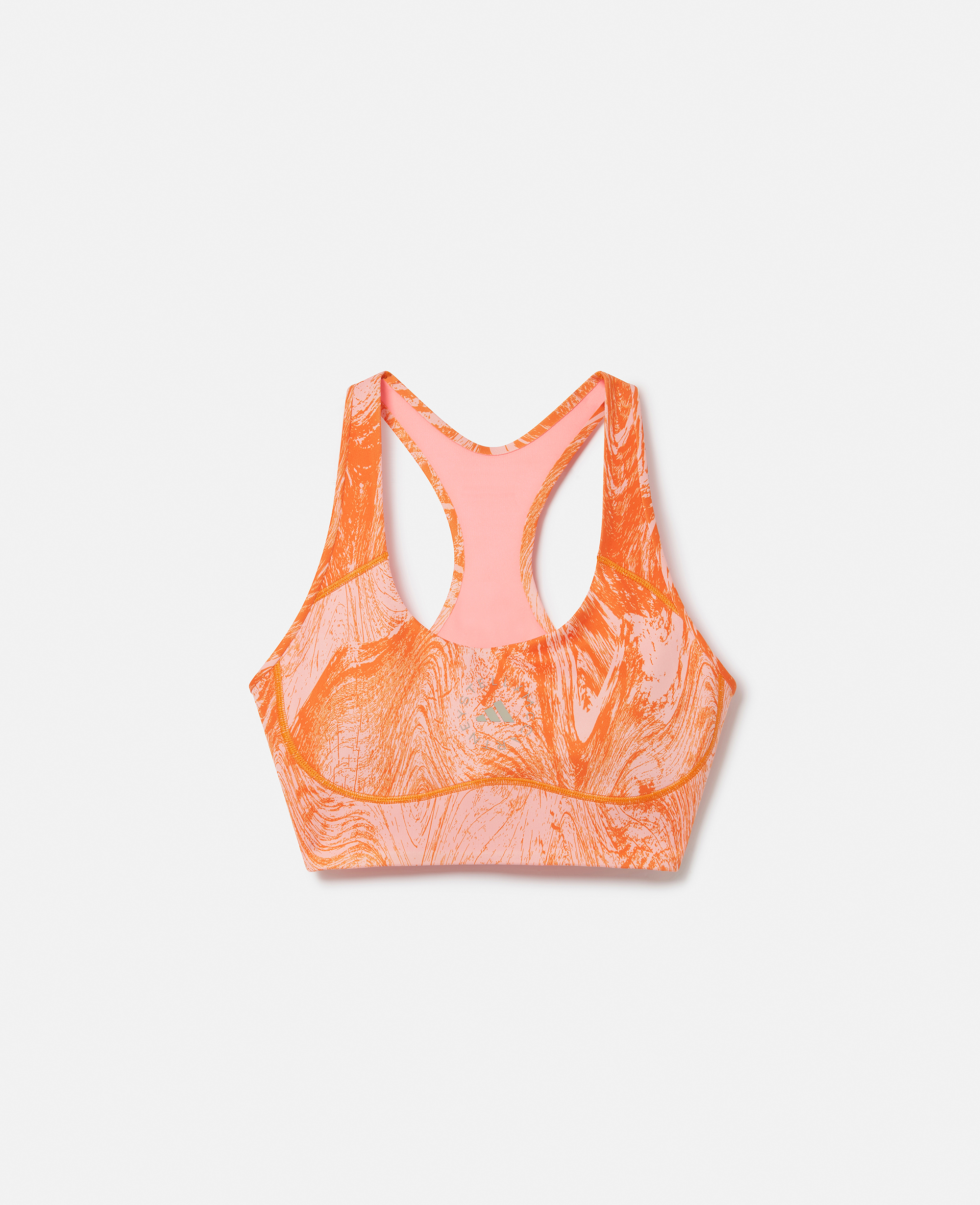 Stella Mccartney Truepurpose Moire Wood Print Medium Support Sports Bra